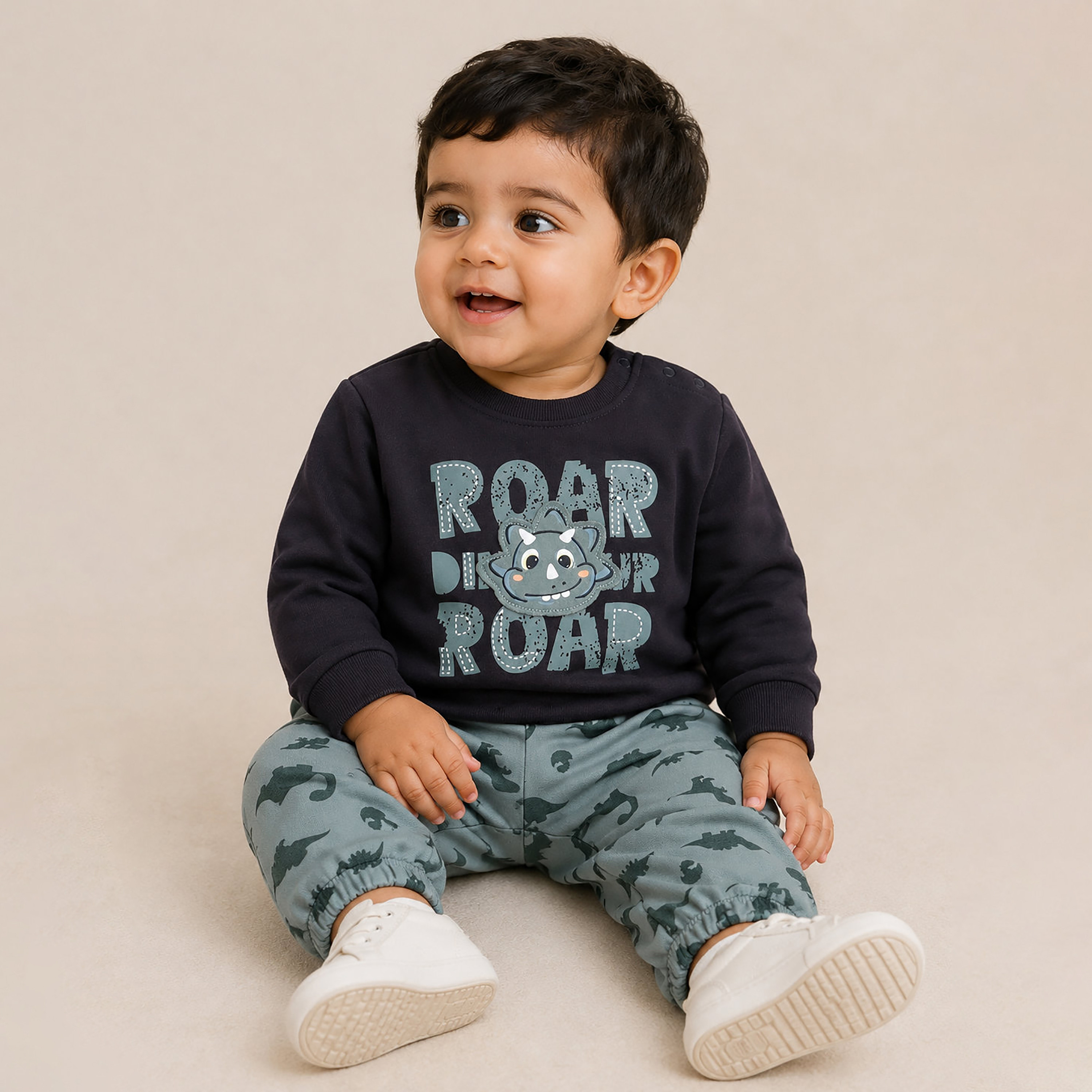 Victor and Jane 2-Piece Dinosaur Print Sweatshirt & Joggers-baby-boys-clothing-setsandcoords-image-2