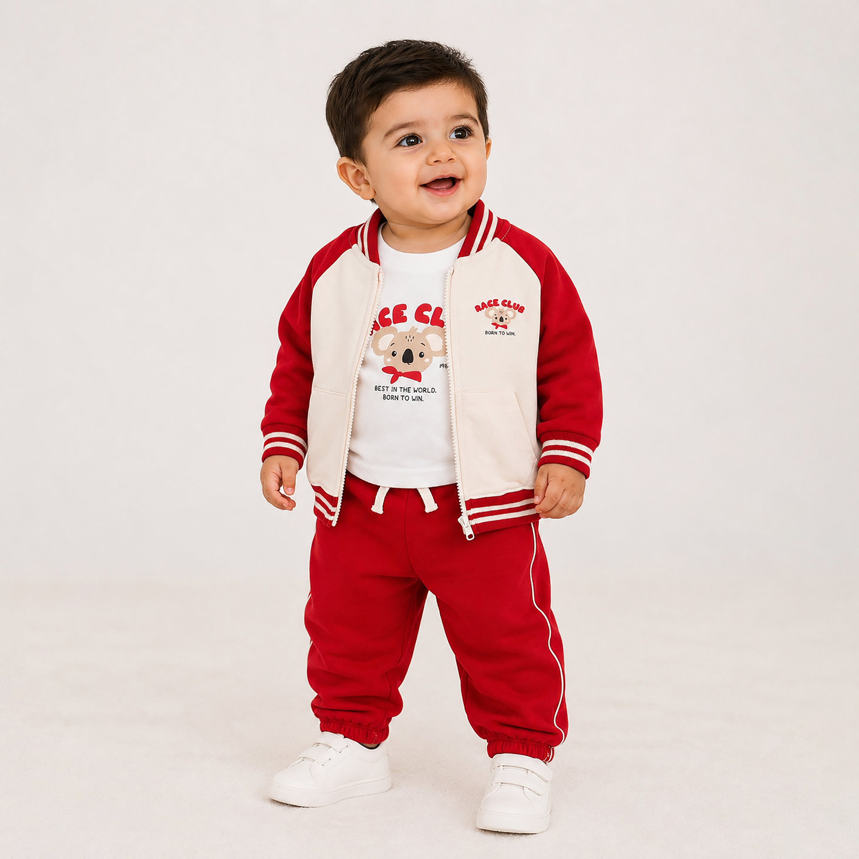 Victor and Jane 3-Piece Full Zip Jacket with Long Sleeve T-Shirt & Joggers-baby-boys-clothing-setsandcoords-image-1