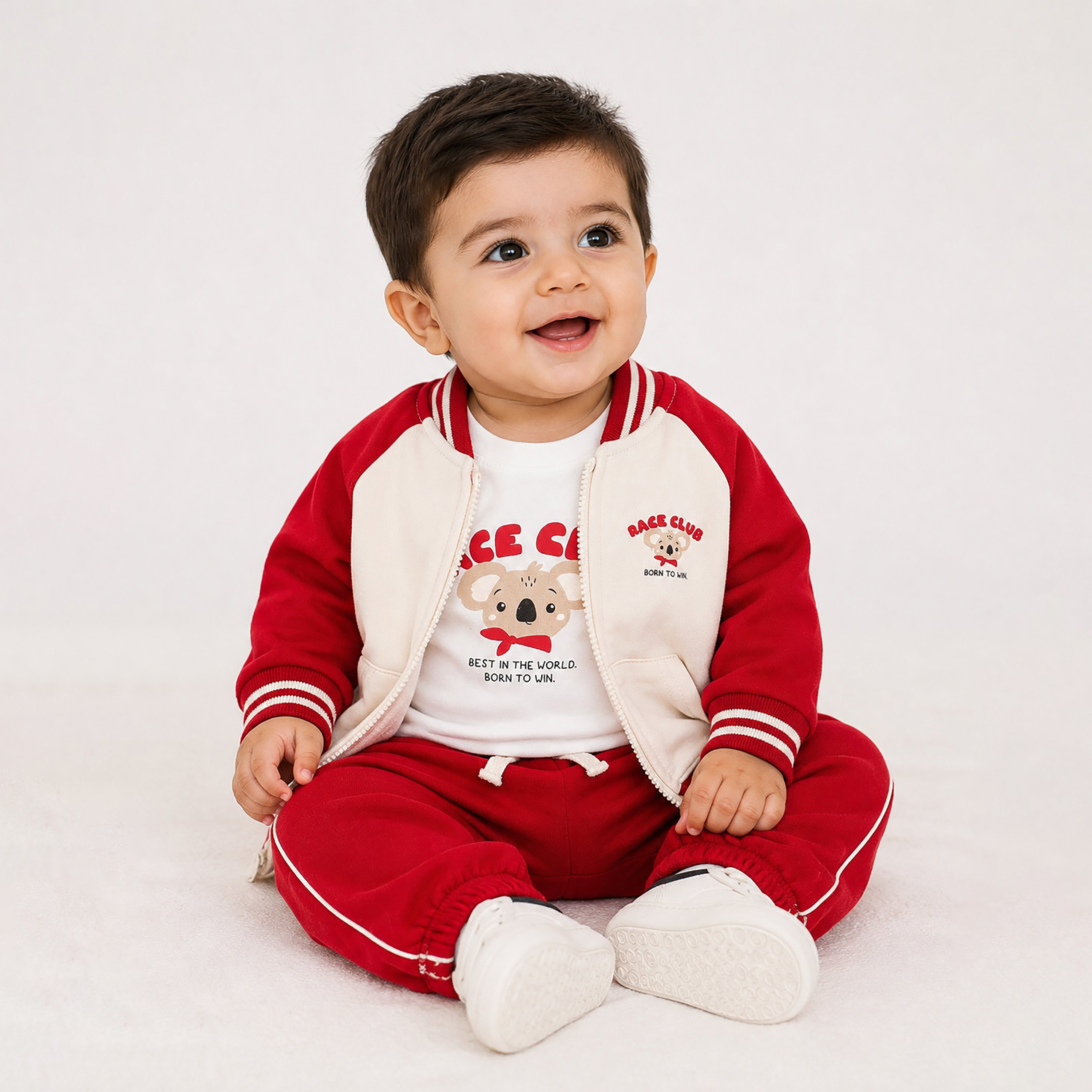 Victor and Jane 3-Piece Full Zip Jacket with Long Sleeve T-Shirt & Joggers-baby-boys-clothing-setsandcoords-image-2
