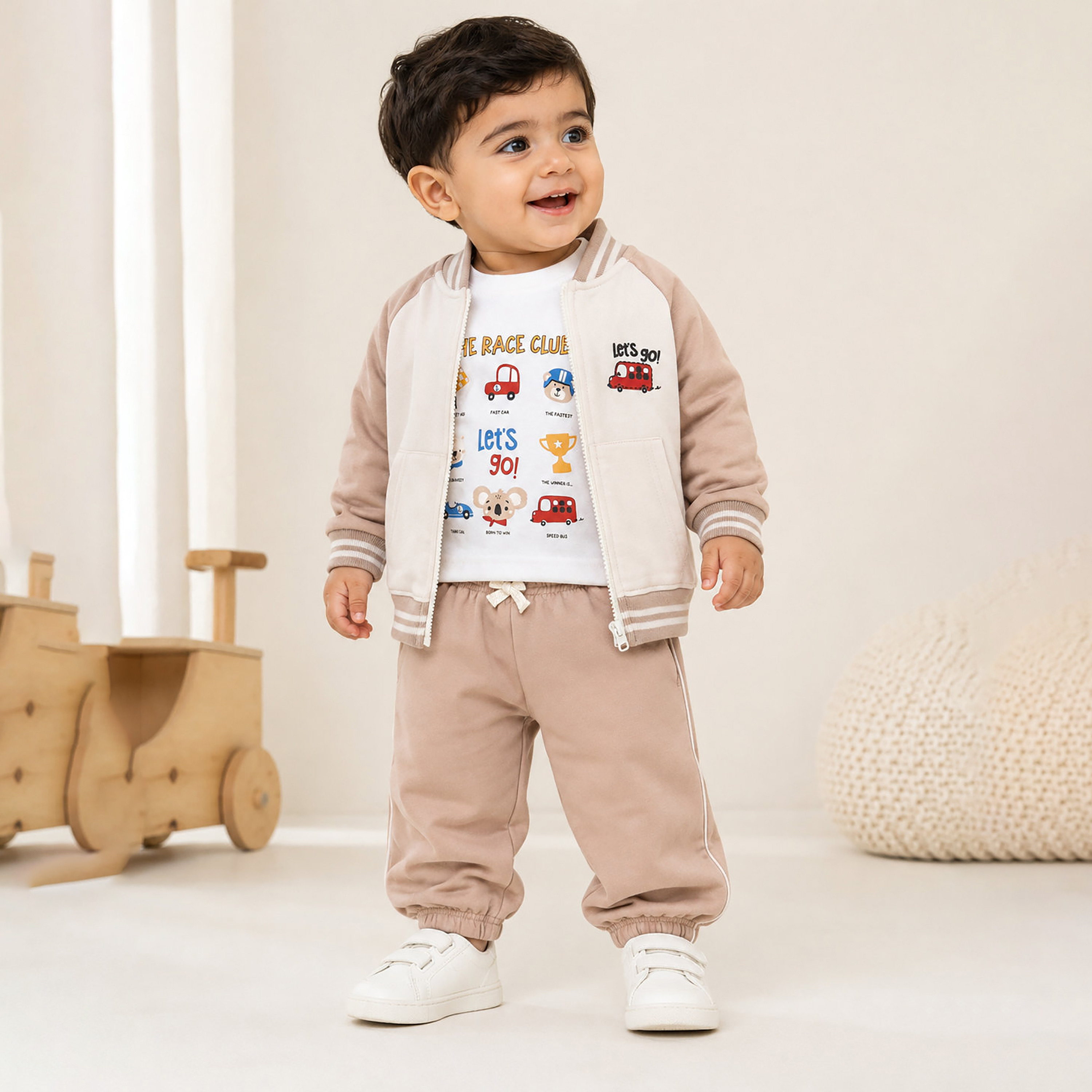 Victor and Jane 3-Piece Full Zip Jacket with Long Sleeve T-Shirt & Joggers-baby-boys-clothing-setsandcoords-image-1