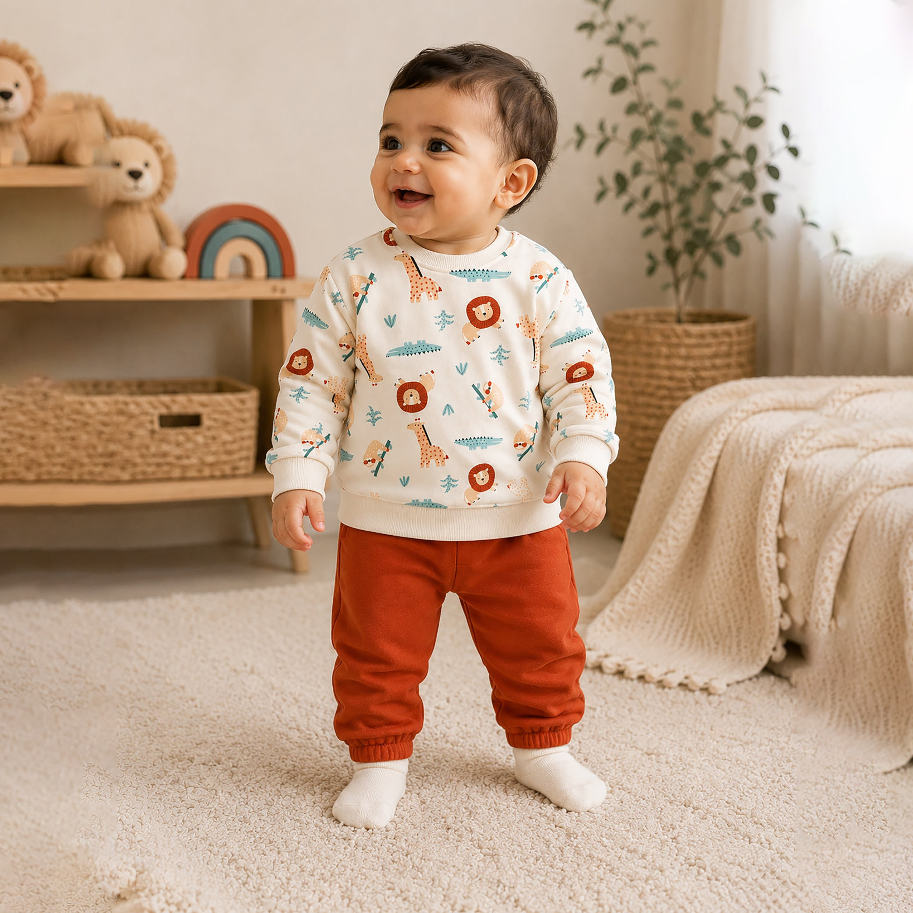 Victor and Jane 2-Piece Long Sleeves Sweatshirt & Joggers-baby-boys-clothing-setsandcoords-image-1