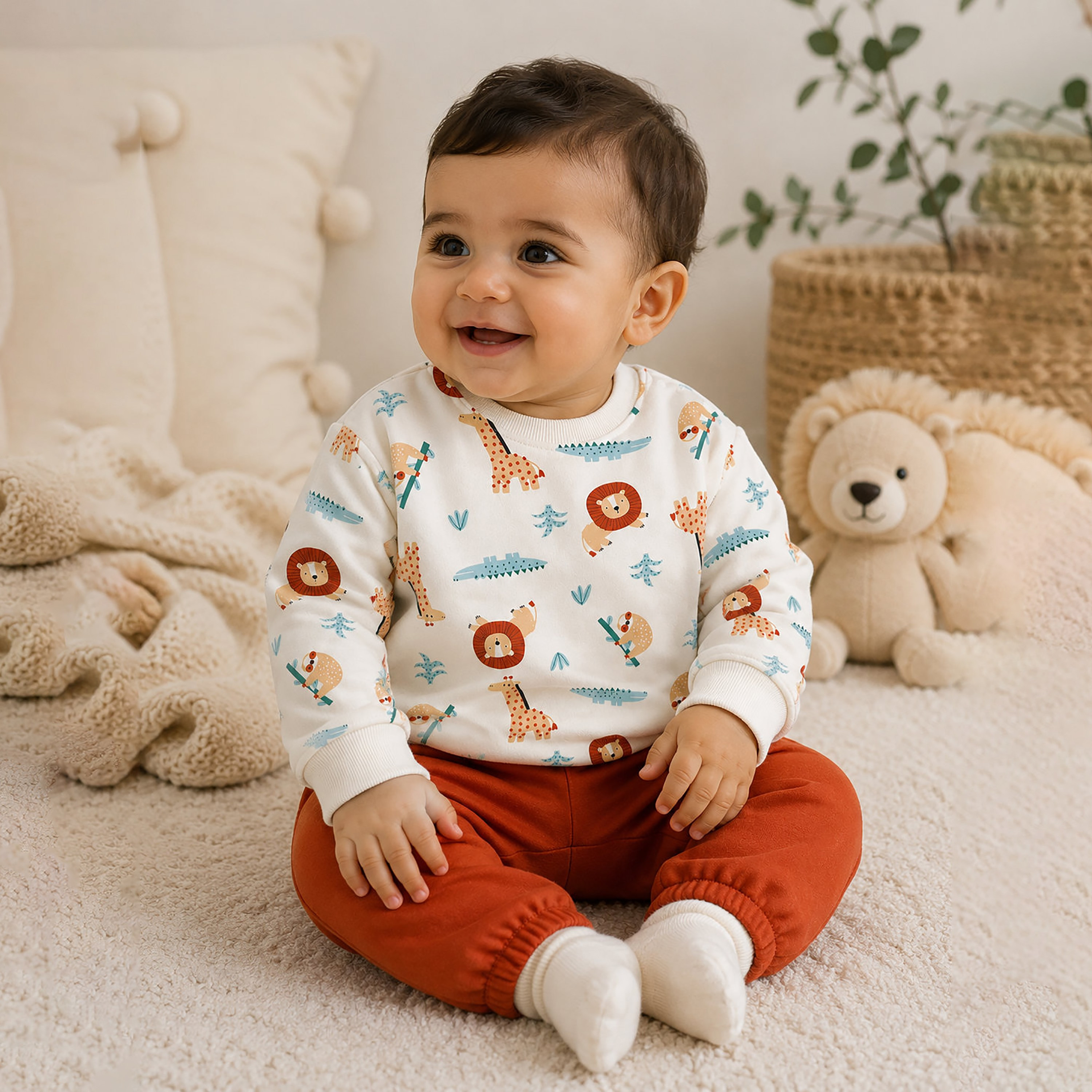 Victor and Jane 2-Piece Long Sleeves Sweatshirt & Joggers-baby-boys-clothing-setsandcoords-image-2