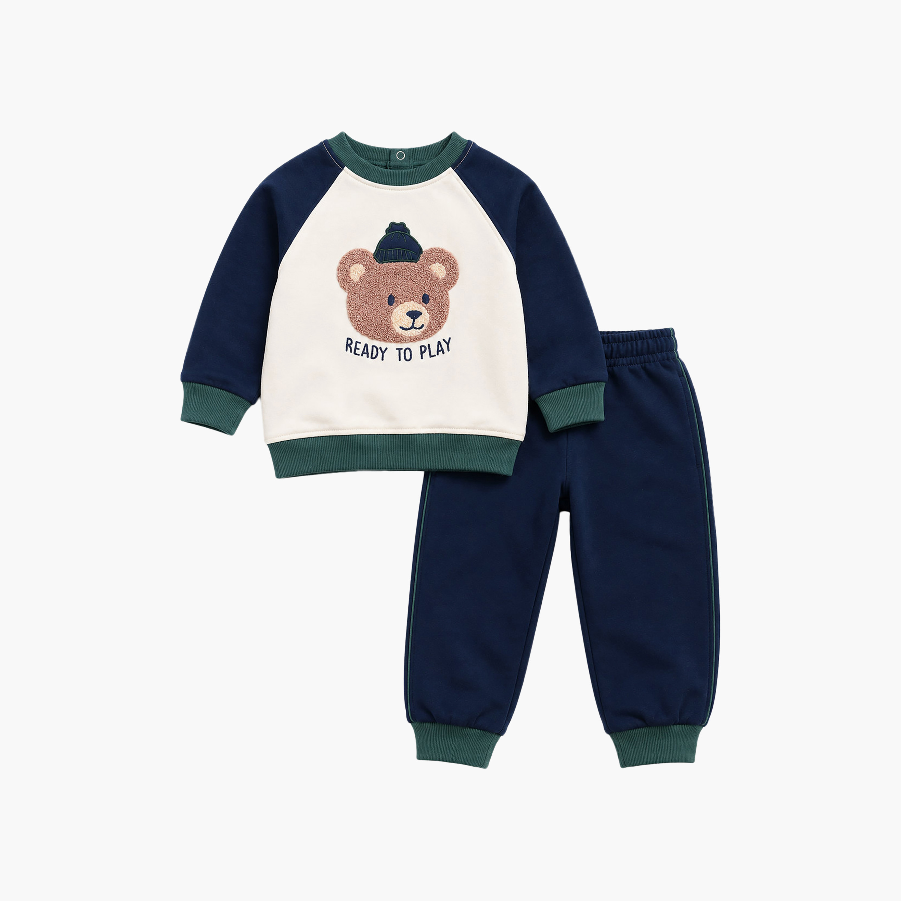 Victor and Jane 2-Piece Long Sleeves Sweatshirt & Joggers-boys-clothing-setsandcoords-image-3