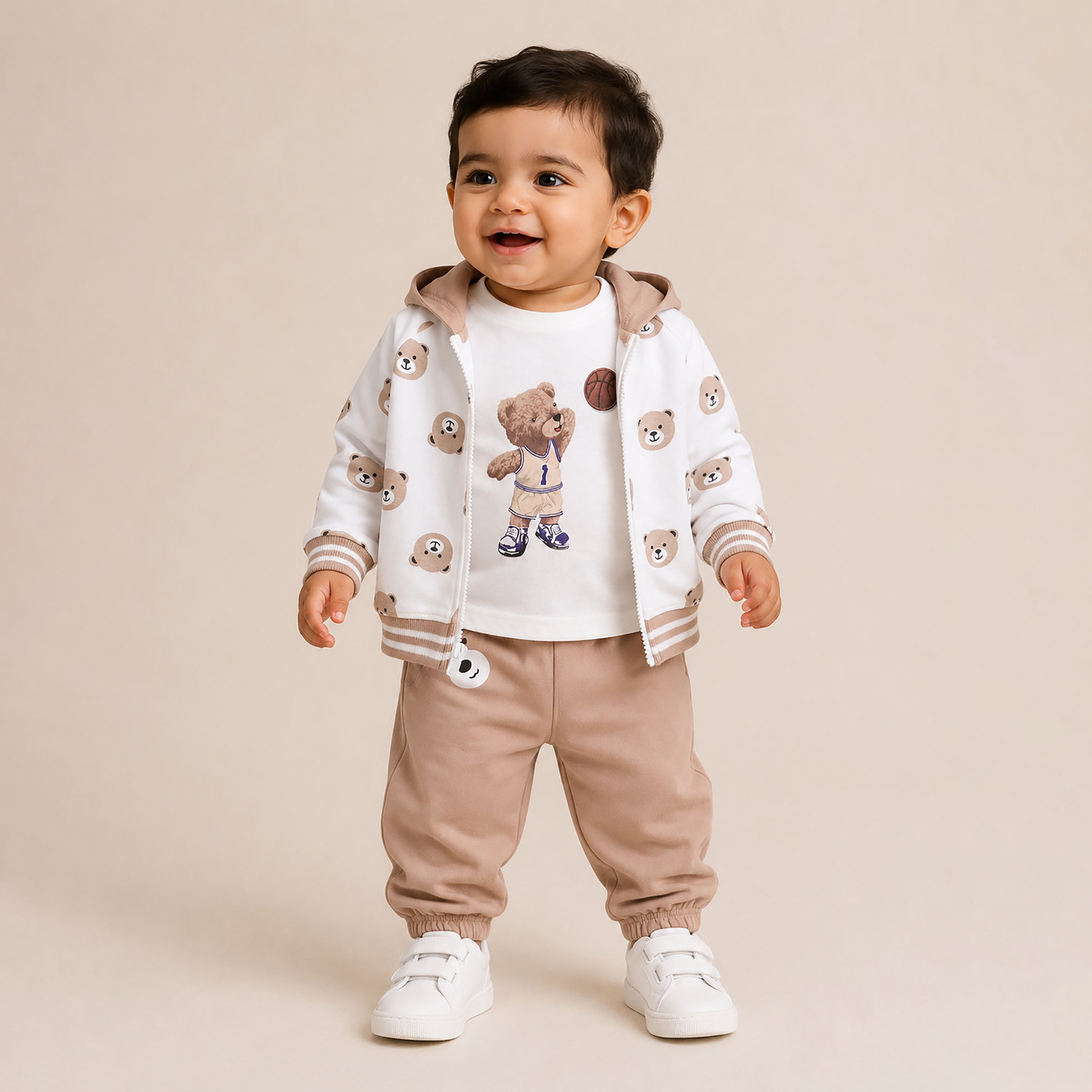 Victor and Jane 3-Piece Full Zip Hoodie with T-shirt & Joggers-baby-boys-clothing-setsandcoords-image-1