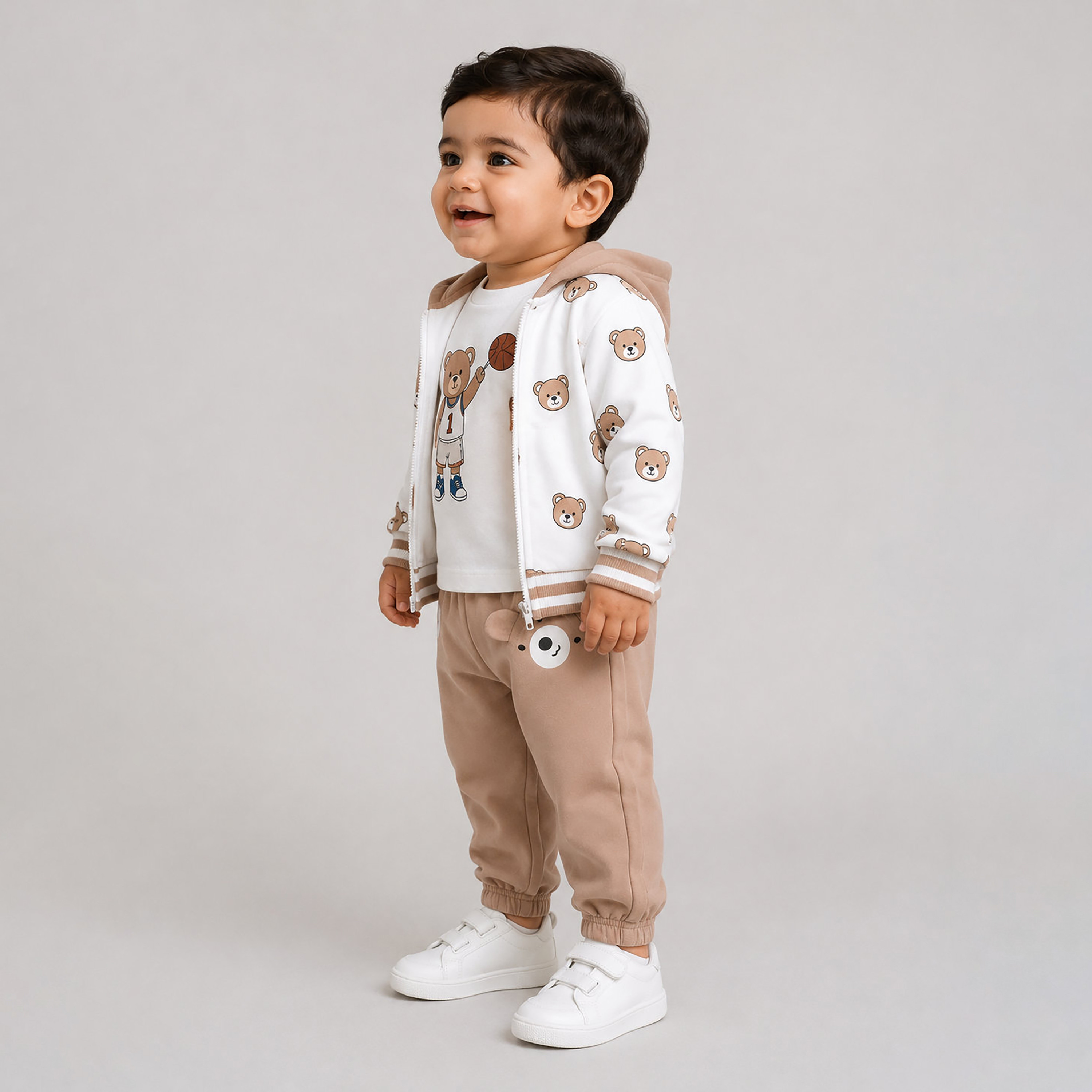 Victor and Jane 3-Piece Full Zip Hoodie with T-shirt & Joggers-baby-boys-clothing-setsandcoords-image-2