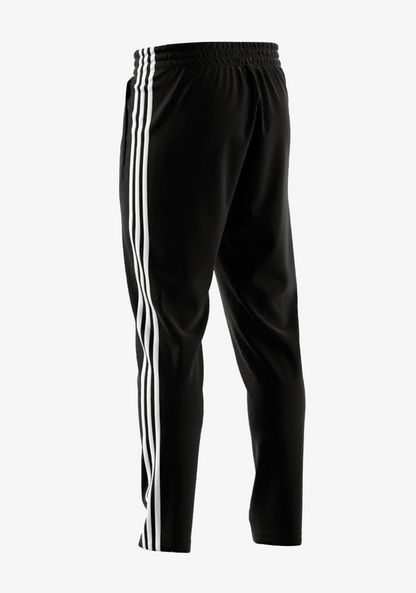 Adidas Logo Detail Track Pants with Elasticated Waistband-Bottoms-image-3