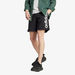 Adidas Logo Print Shorts with Drawstring Closure and Pockets-Bottoms-thumbnail-0
