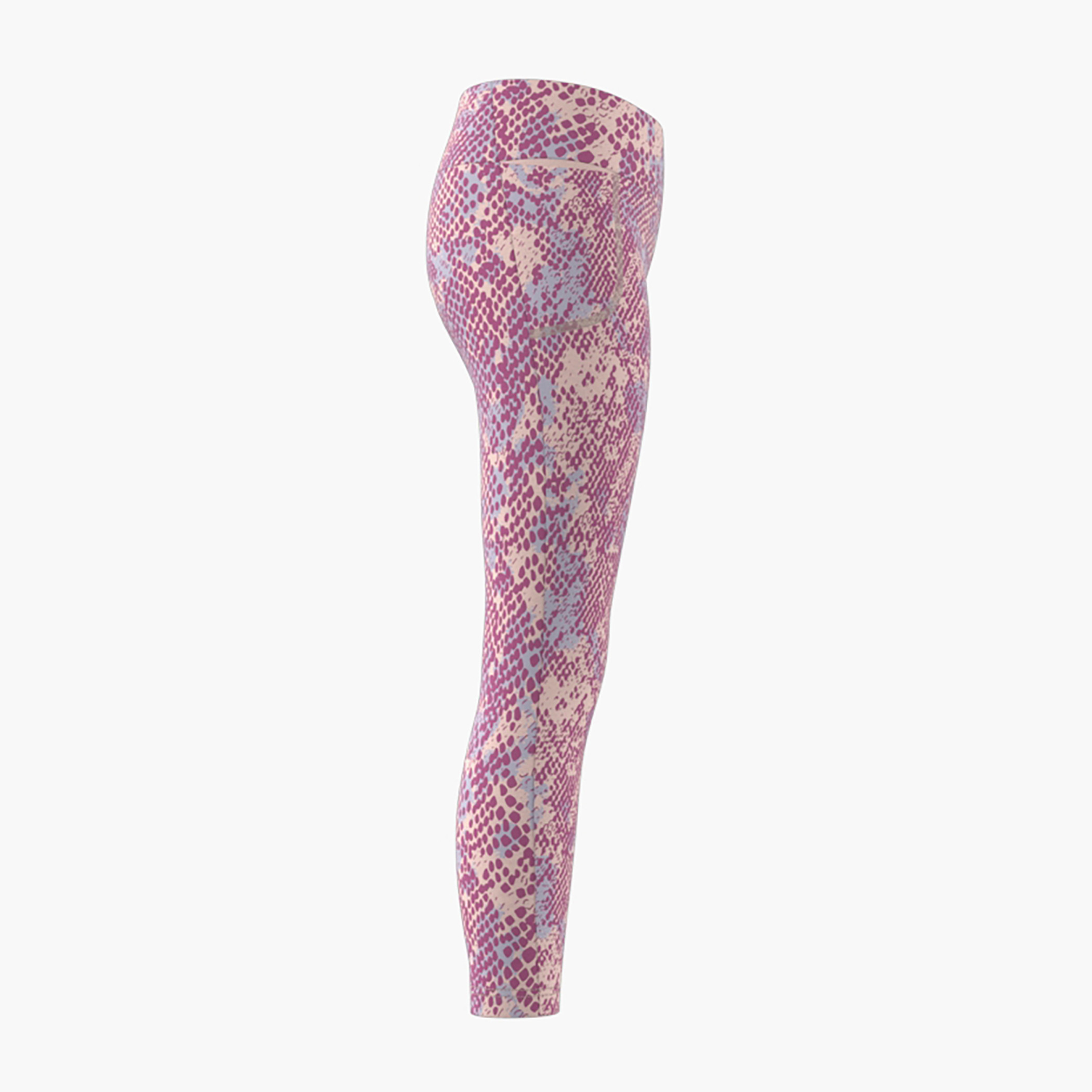 adidas All-Over Print Tights with Elasticated Waistband-girls-clothing-bottoms-leggings-image-2