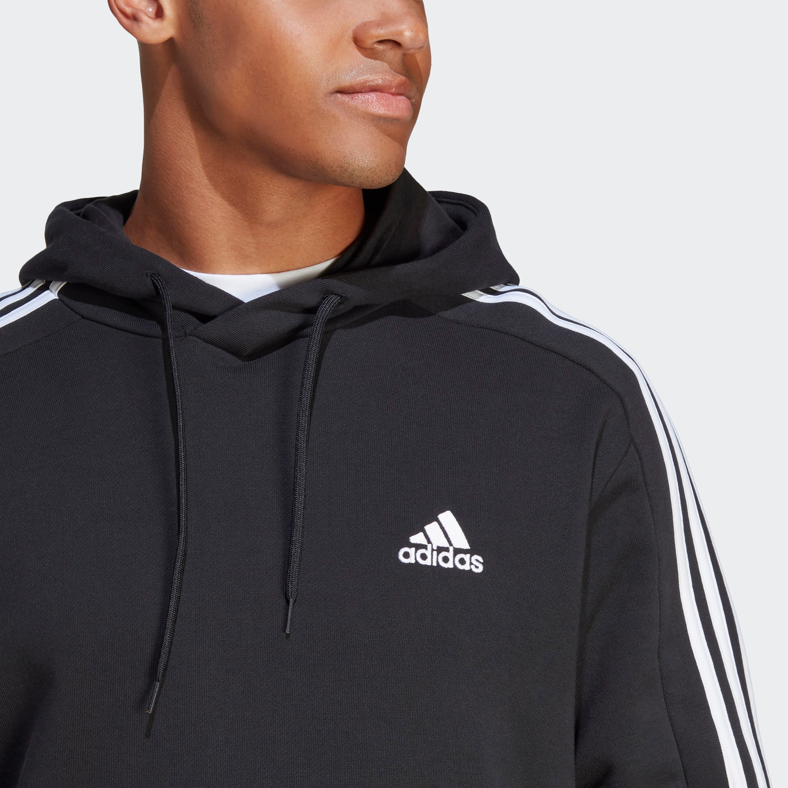  هودي  للرجال مزين بثلاثة خطوط  اج دي من فرينش تيري-men-winterwear-hoodiesandsweatshirts-image-2