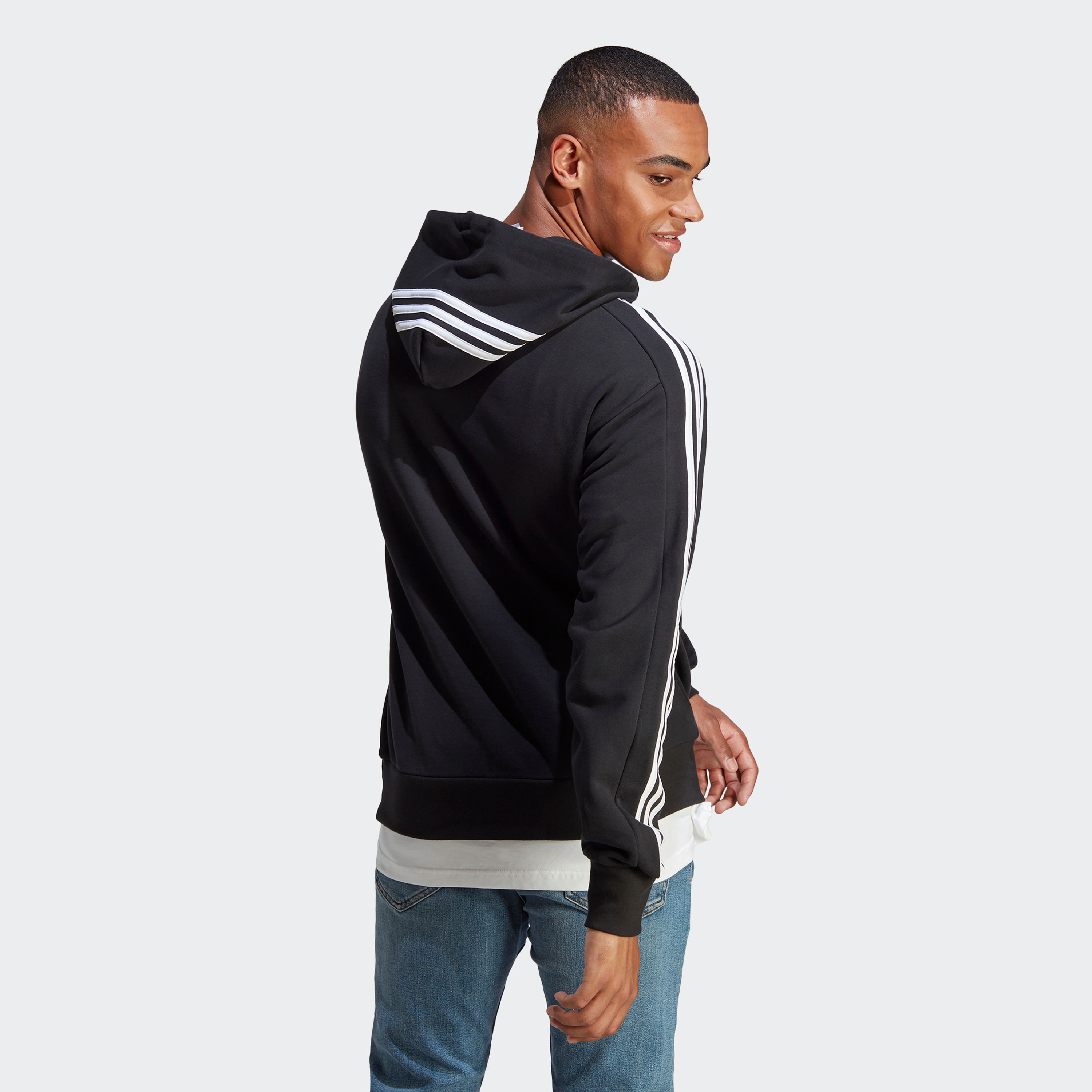  هودي  للرجال مزين بثلاثة خطوط  اج دي من فرينش تيري-men-winterwear-hoodiesandsweatshirts-image-3