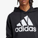 Adidas Logo Print Sweatshirt with Hood-Hoodies & Sweatshirts-thumbnailMobile-4