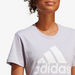 Adidas Logo Print T-shirt with Round Neck and Short Sleeves-T Shirts & Vests-thumbnailMobile-2