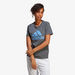Adidas Logo Print Round Neck T-shirt with Short Sleeves-T Shirts & Vests-thumbnailMobile-0