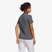 Adidas Logo Print Round Neck T-shirt with Short Sleeves-T Shirts & Vests-thumbnailMobile-1