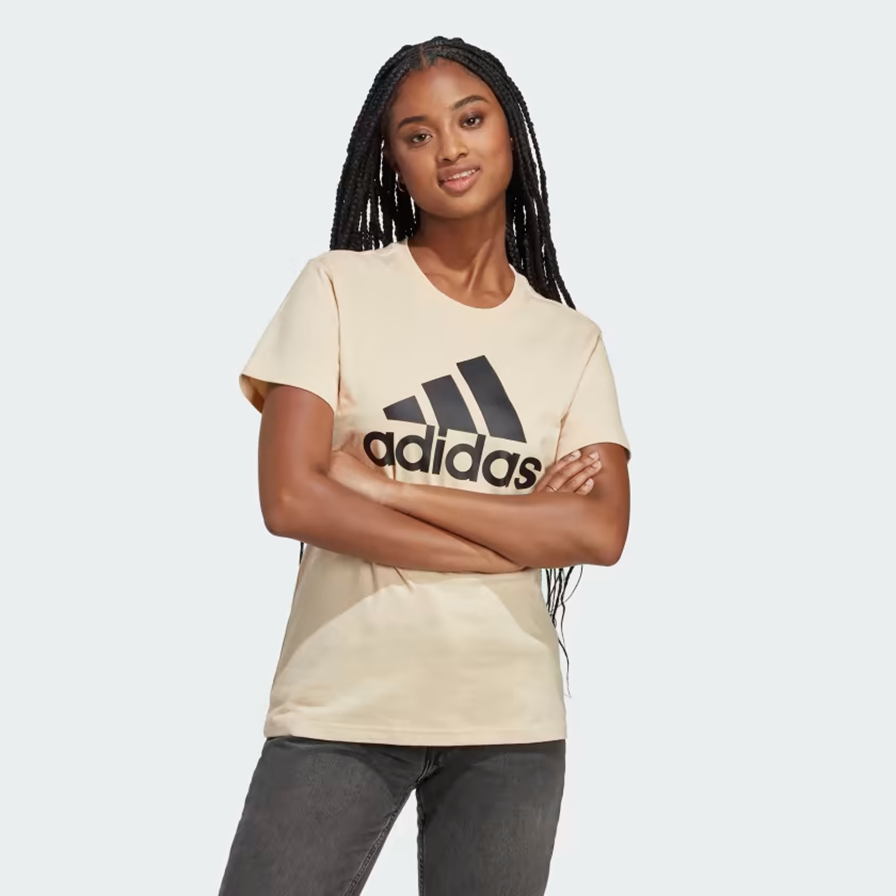 Adidas BL Women Logo T Shirt-women-clothing-tshirts-image-1