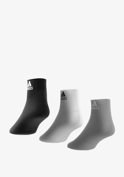 Adidas Kids' Sportswear Ankle Length Socks - IC1281-Men%27s Socks-image-2