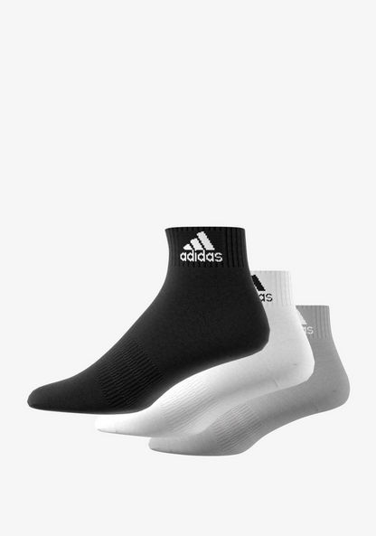 Adidas Kids' Sportswear Ankle Length Socks - IC1281-Men%27s Socks-image-3