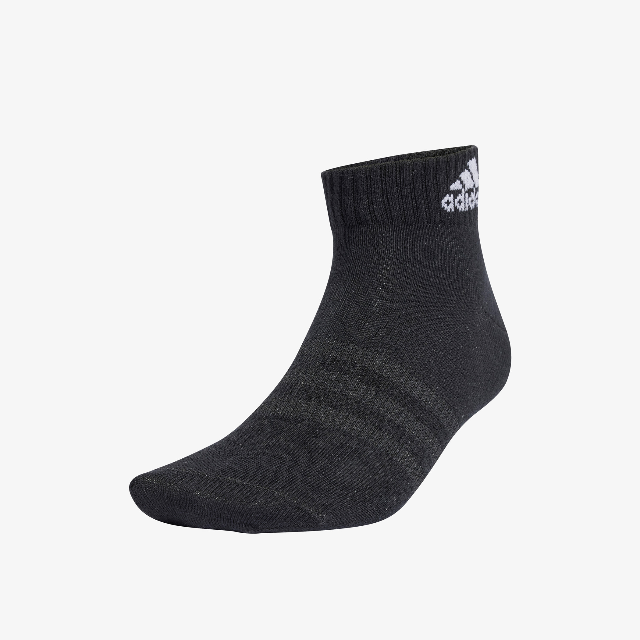 Adidas Logo Detail Ankle Length Socks - Set of 3-men-socks-image-1