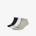 Adidas Men's Terry Linear Low Cut Sports Socks - IC1300-Men%27s Socks-thumbnail-0
