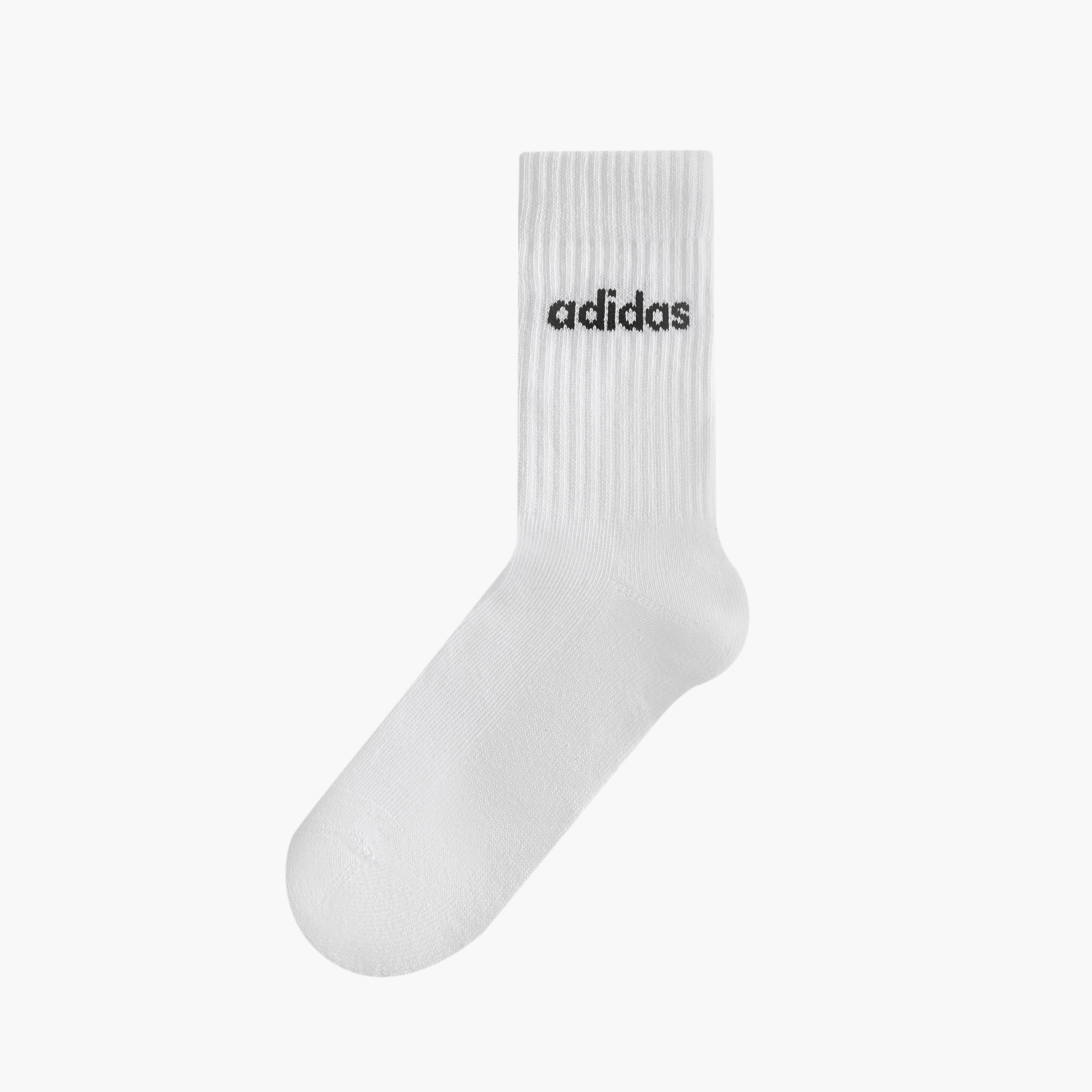 adidas Linear Crew Cushioned Socks 3 Pairs IC1302 | OE-sports-men-accessories-image-2