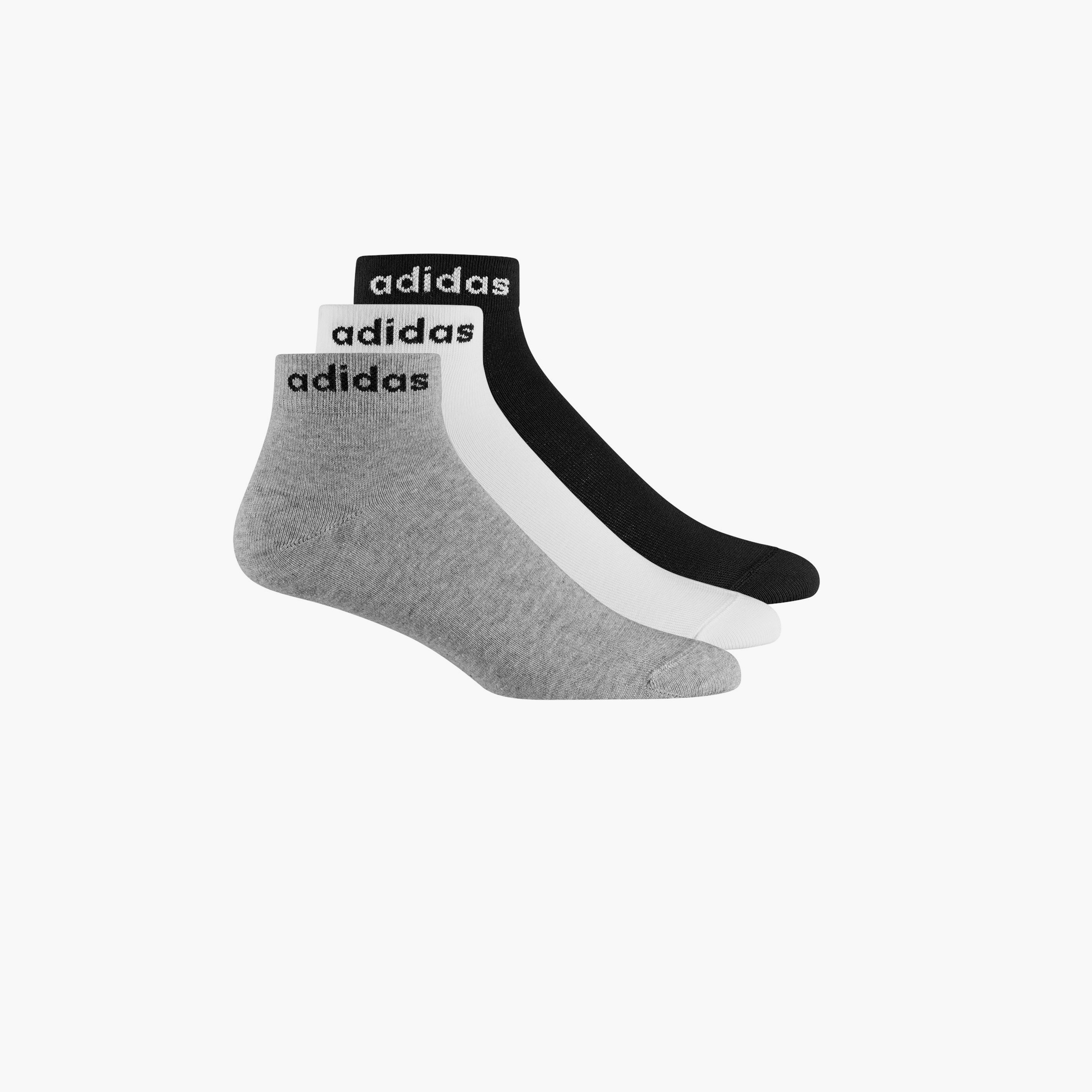 أديداس - جوارب سميكة للكاحل، 3 أزواج IC1305 | OE-sports-men-accessories-image-2