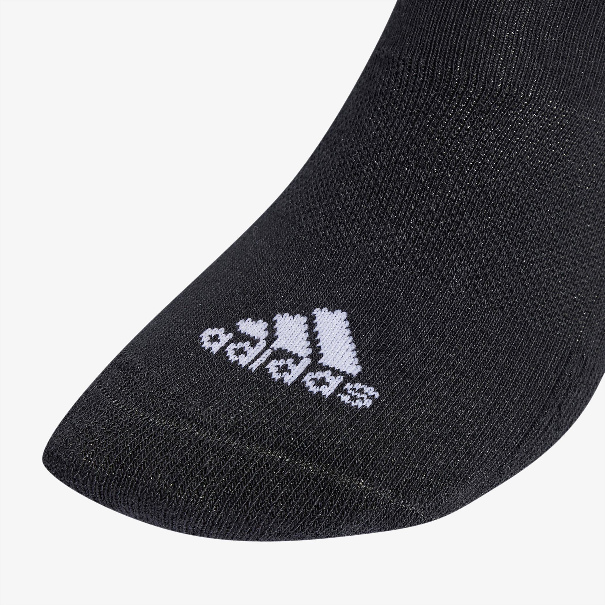 طقم جوارب طول الكاحل 3 أزواج بتفاصيل شعار من أديداس-men-socks-image-3