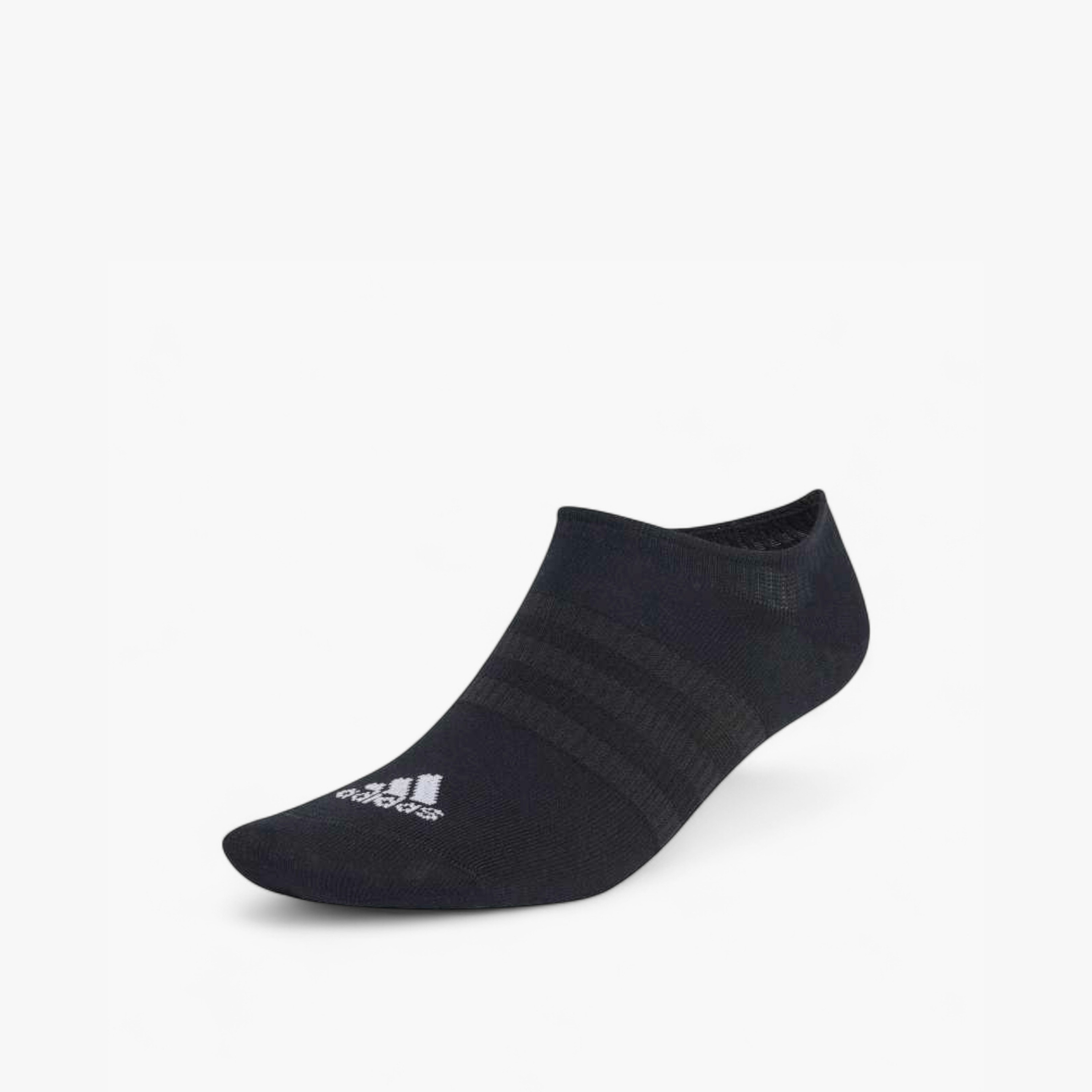 Adidas Logo Print No Show Sports Socks - Set of 3-men-socks-image-1
