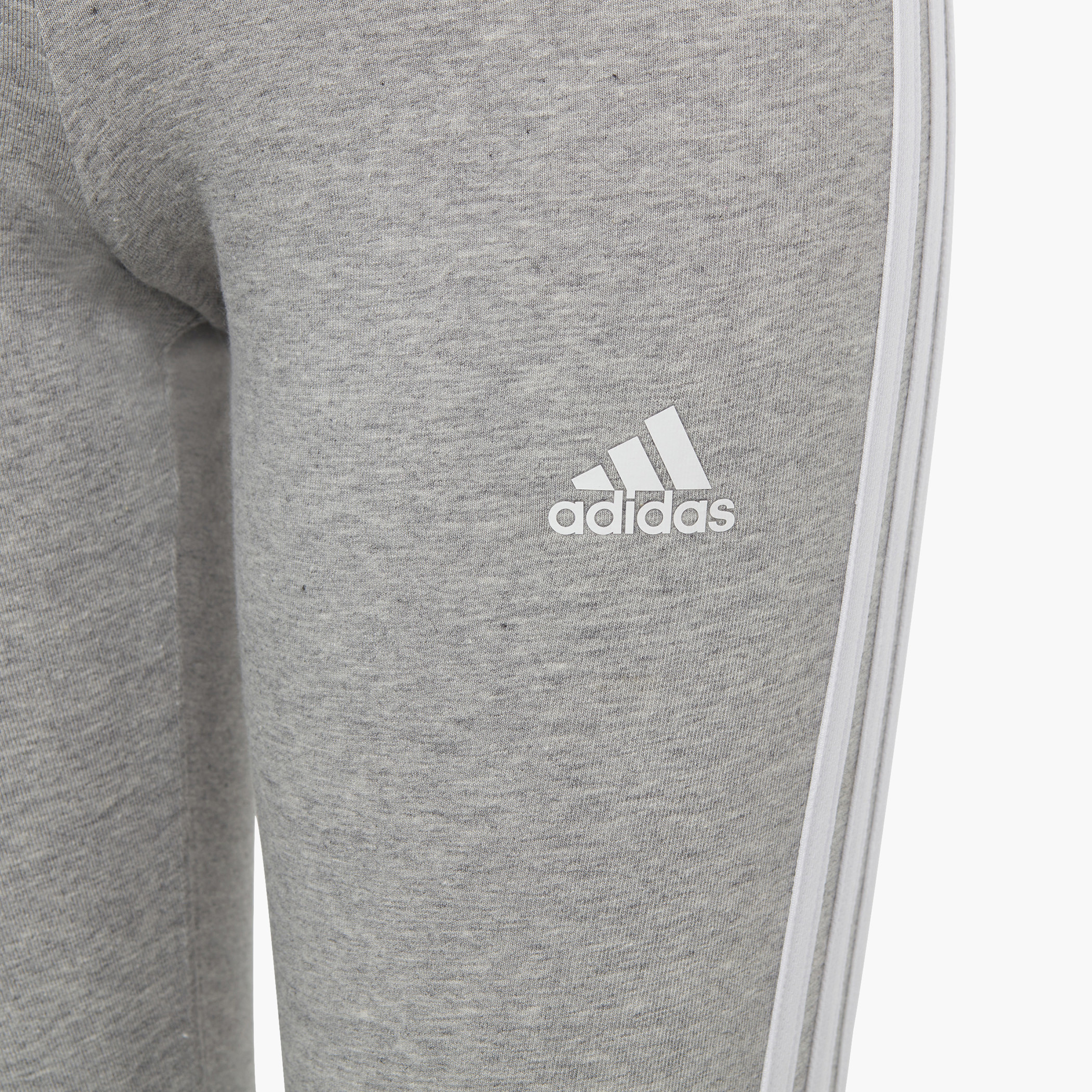 adidas Striped Leggings with Elasticated Waistband-girls-clothing-bottoms-leggings-image-5