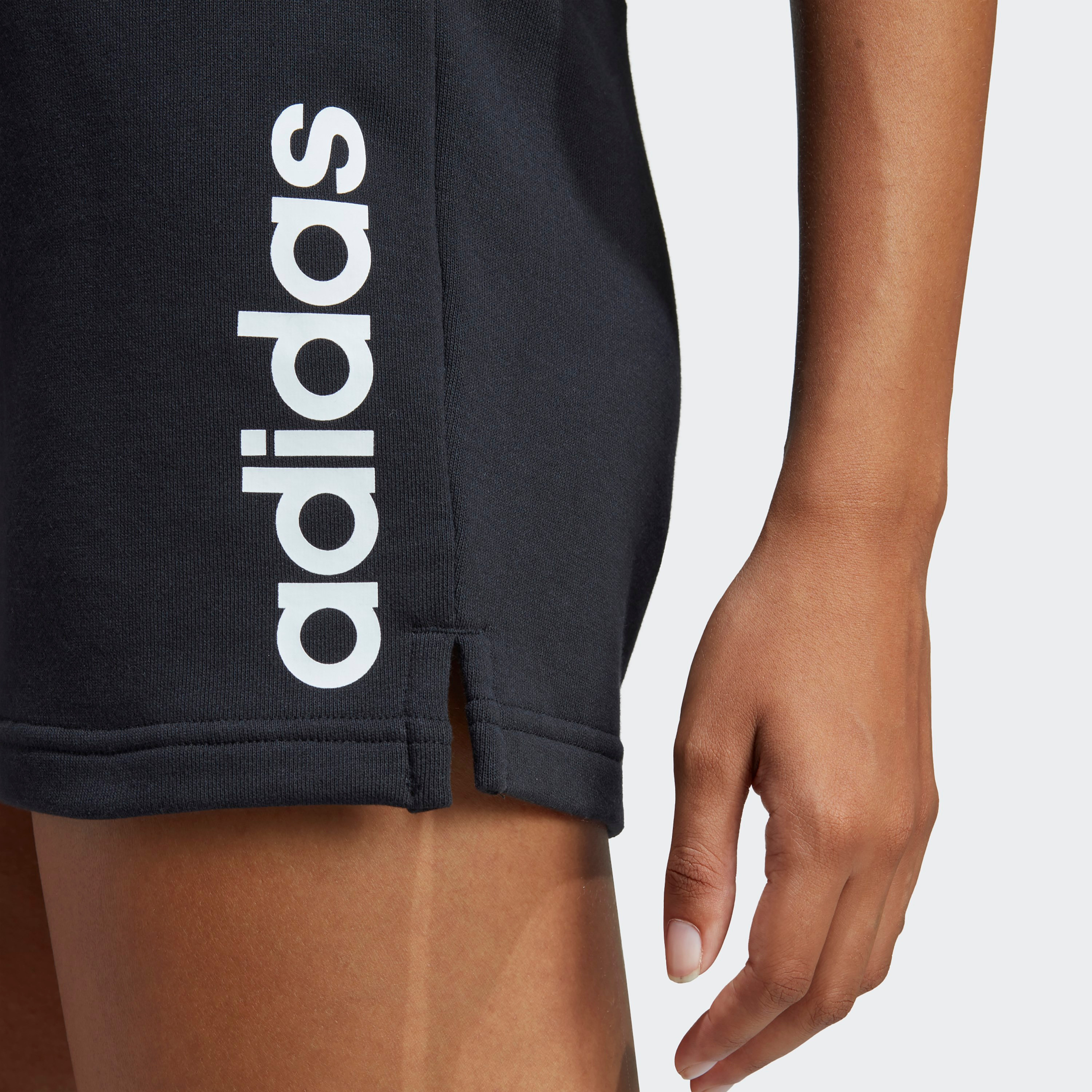  شورتات تحمل شعار فرنش تيري شو للنساء من اديداس مخطط-sports-women-clothing-athleticskirtsandshorts-image-2