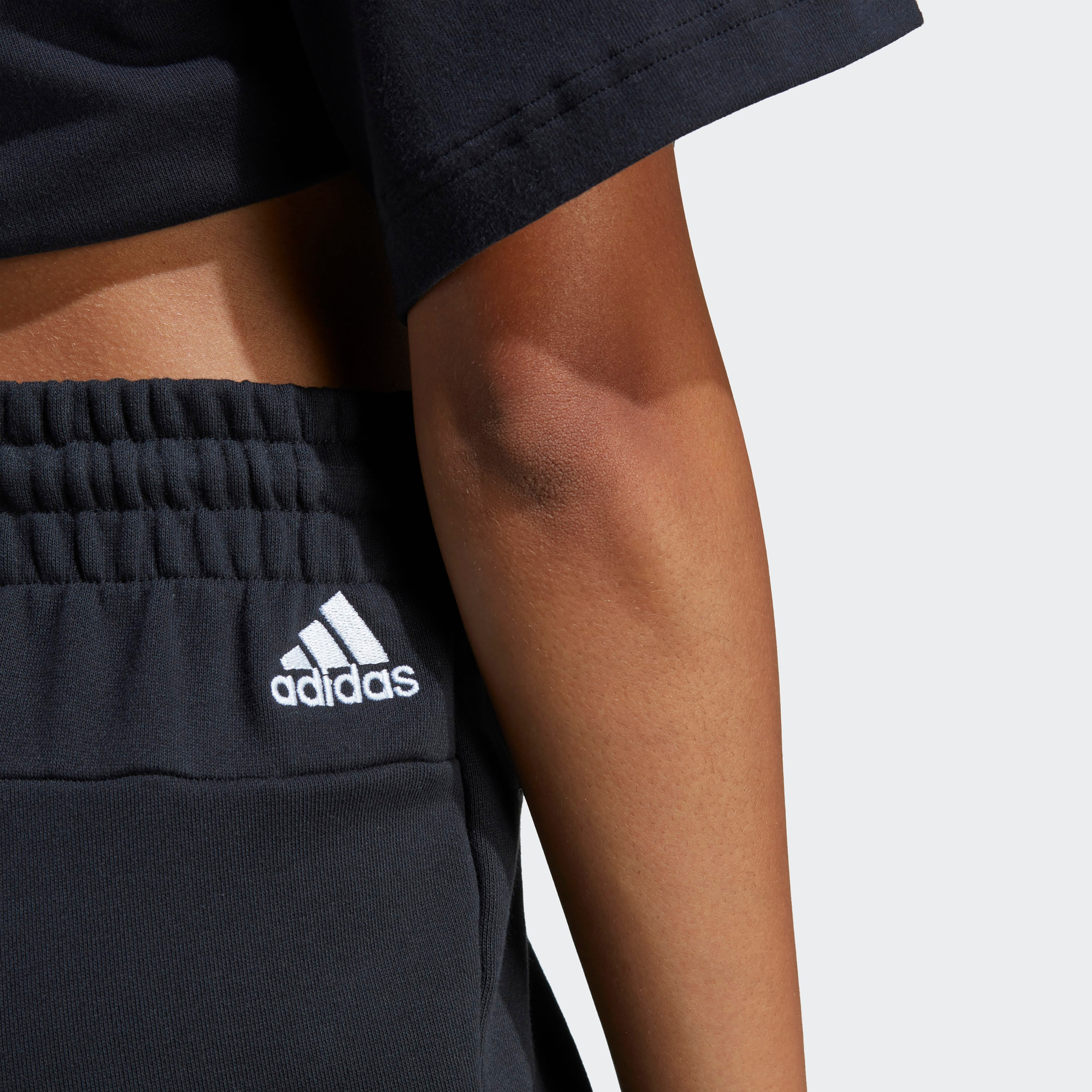 Adidas Lin French Terry Sho Women Logo Shorts-sports-women-clothing-athleticskirtsandshorts-image-5