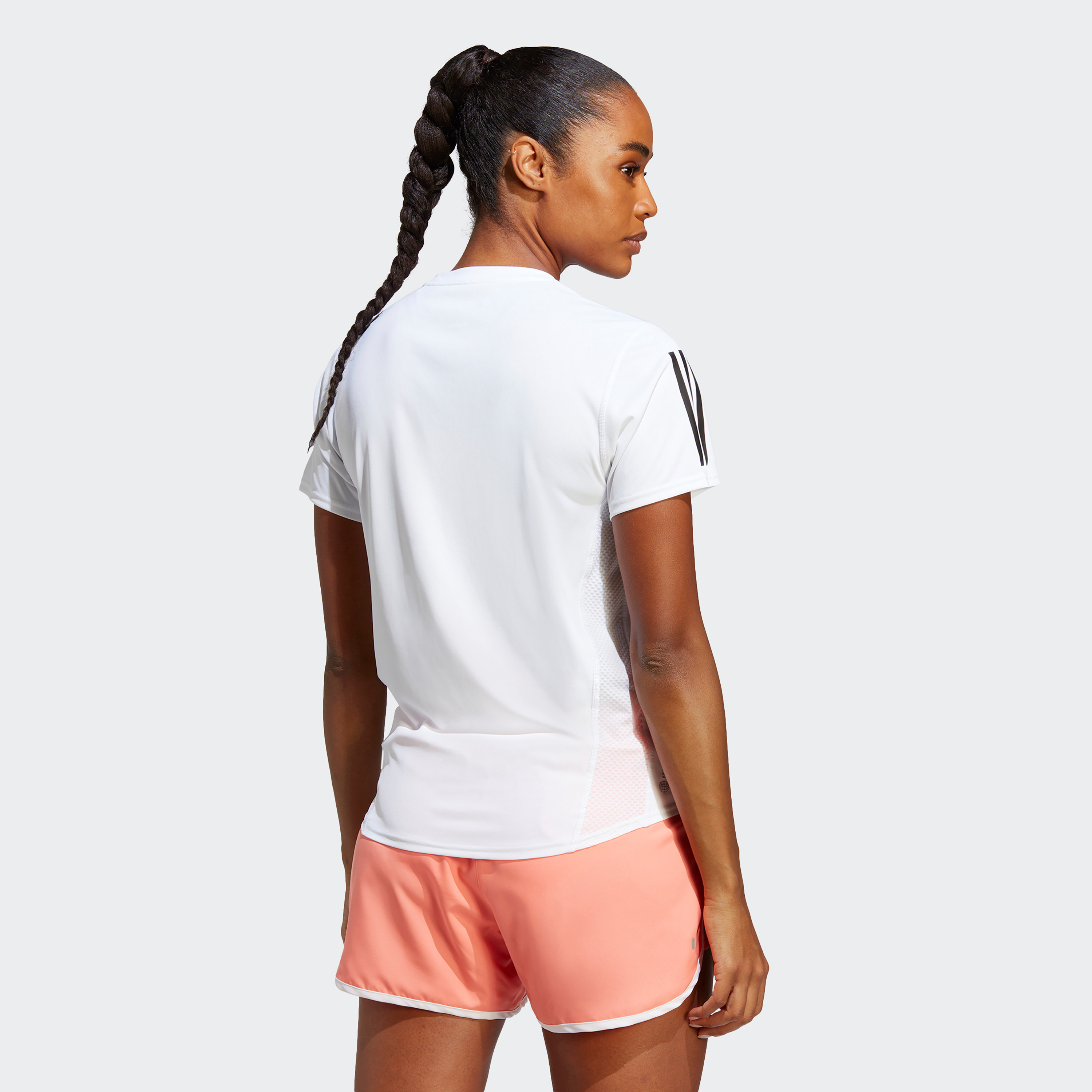 Adidas Own The Run Women 3 Stripe T Shirt-sports-women-clothing-tshirtsandvests-image-4