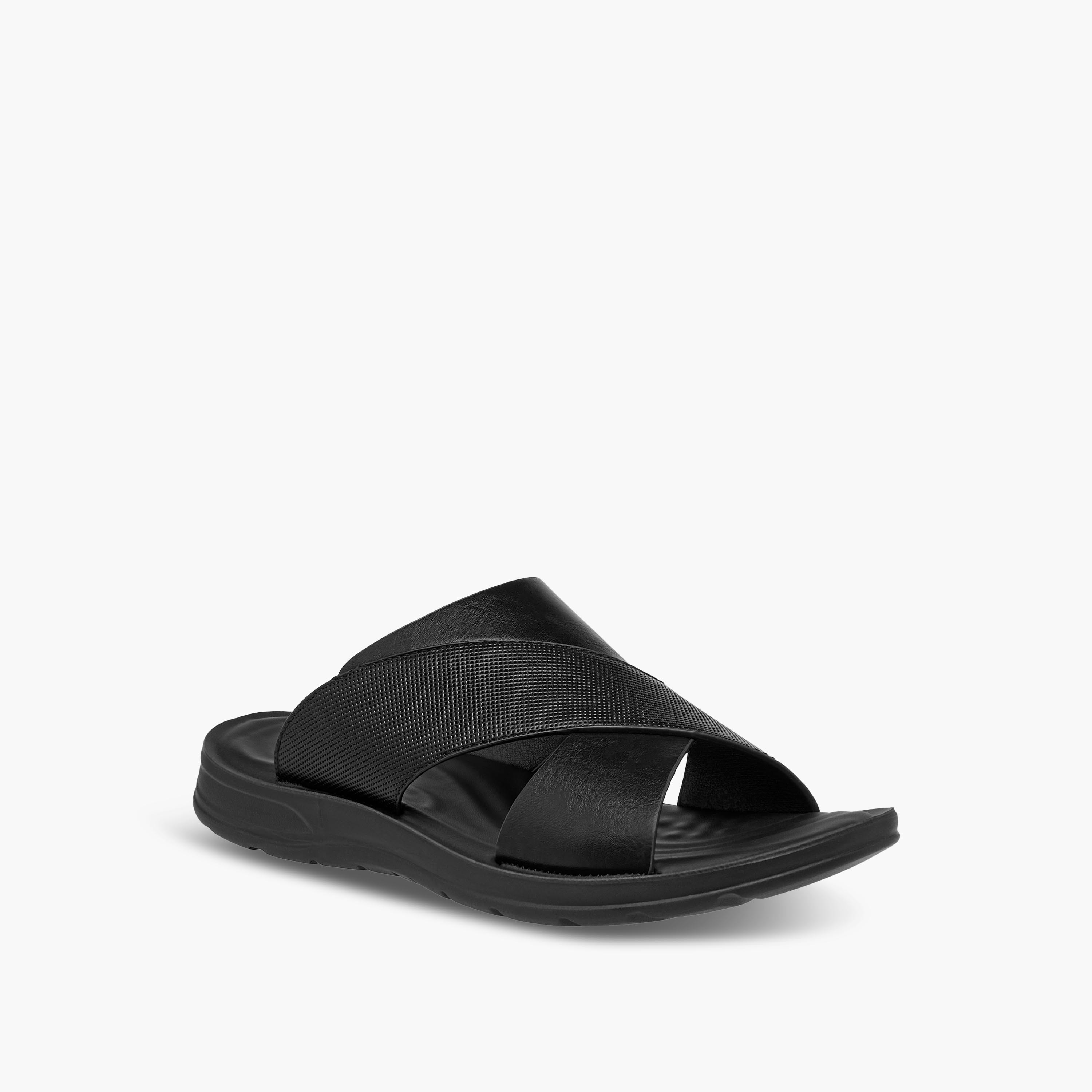 صندل عربي بحزام متقاطع للرجال من أل بي أل من شو إكسبريس-men-shoes-sandals-image-2
