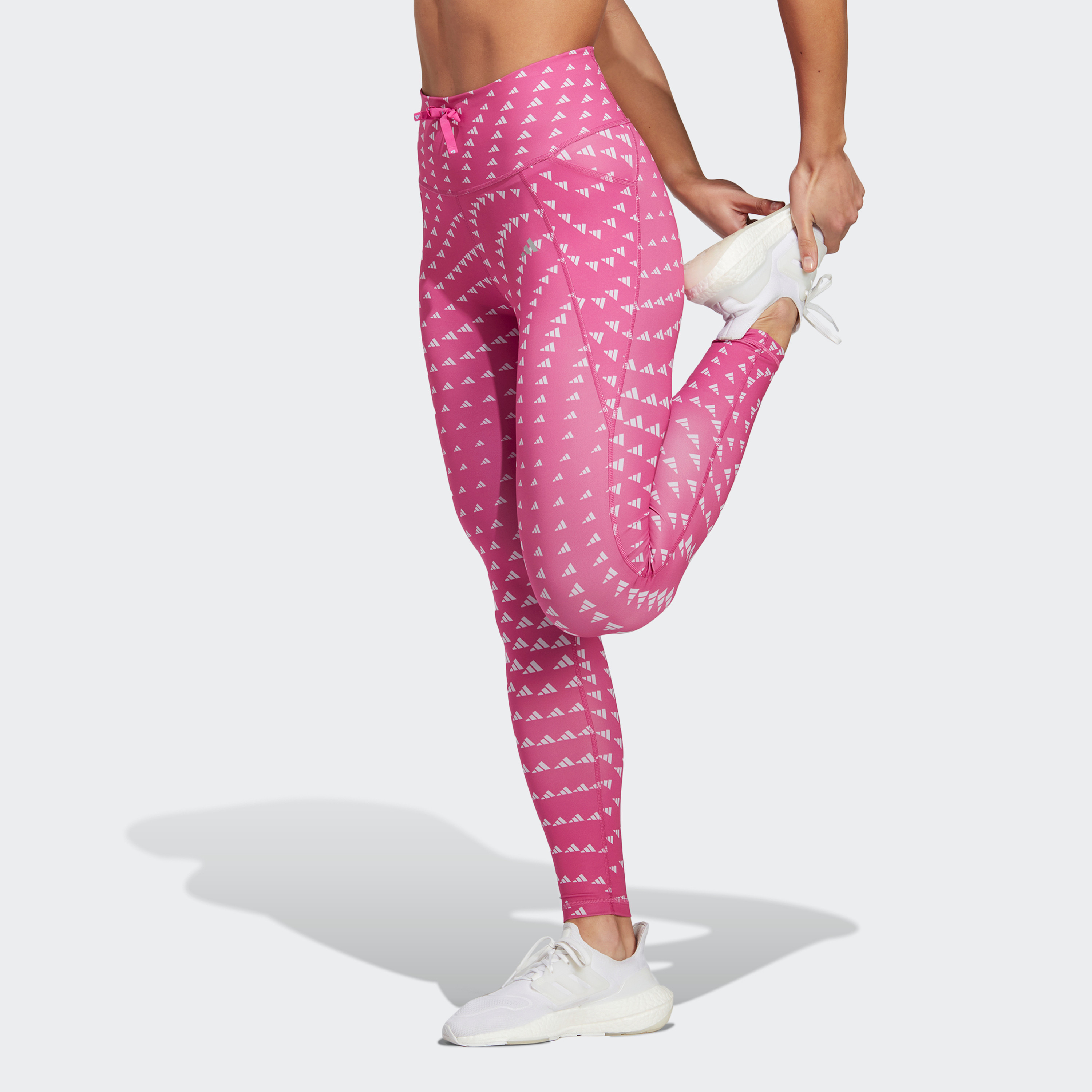 Adidas Women 7/8 Logo Essentials Running Tights - IC5570-women-clothing-sportswearandactivewear-bottoms-image-1