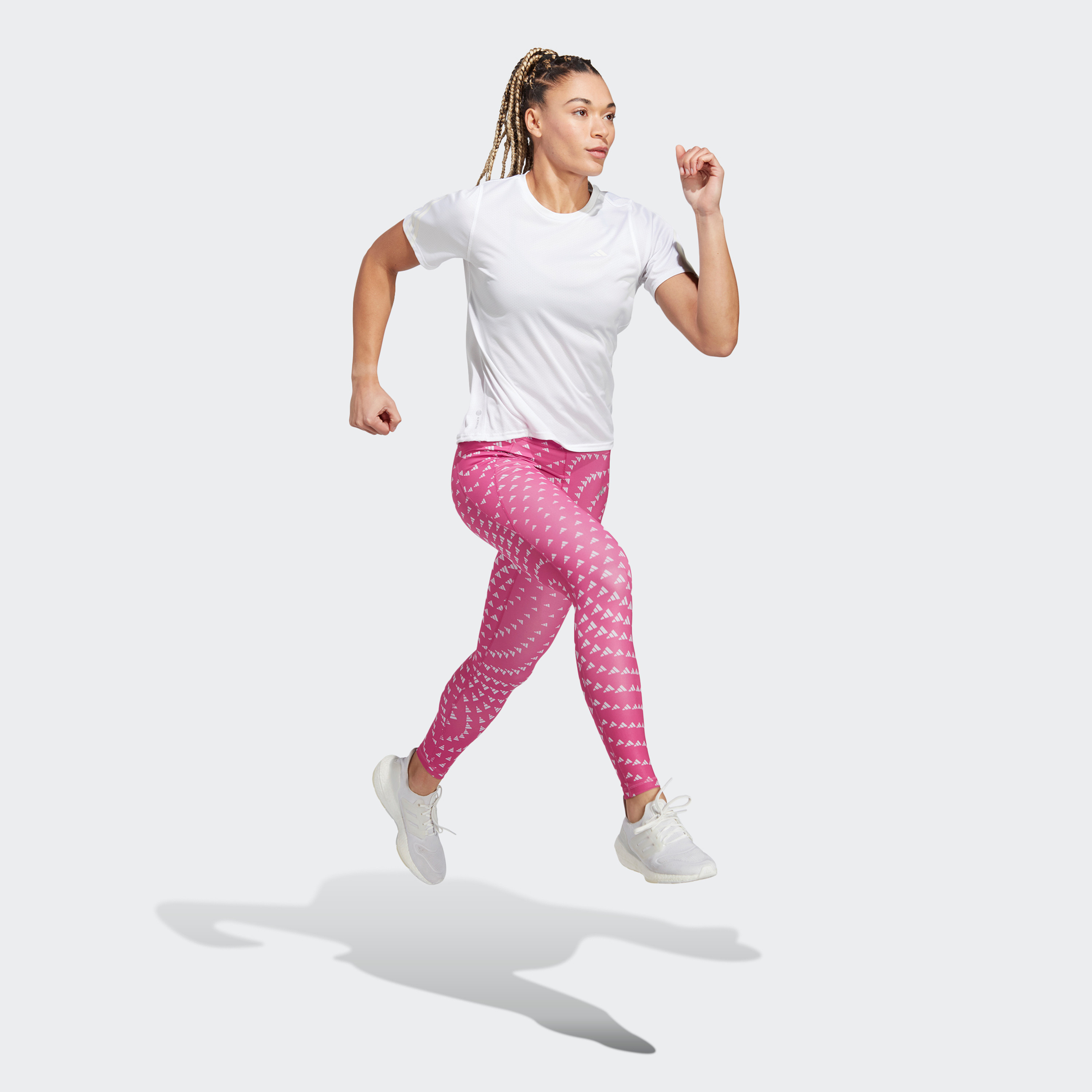 Adidas Women 7/8 Logo Essentials Running Tights - IC5570-women-clothing-sportswearandactivewear-bottoms-image-2