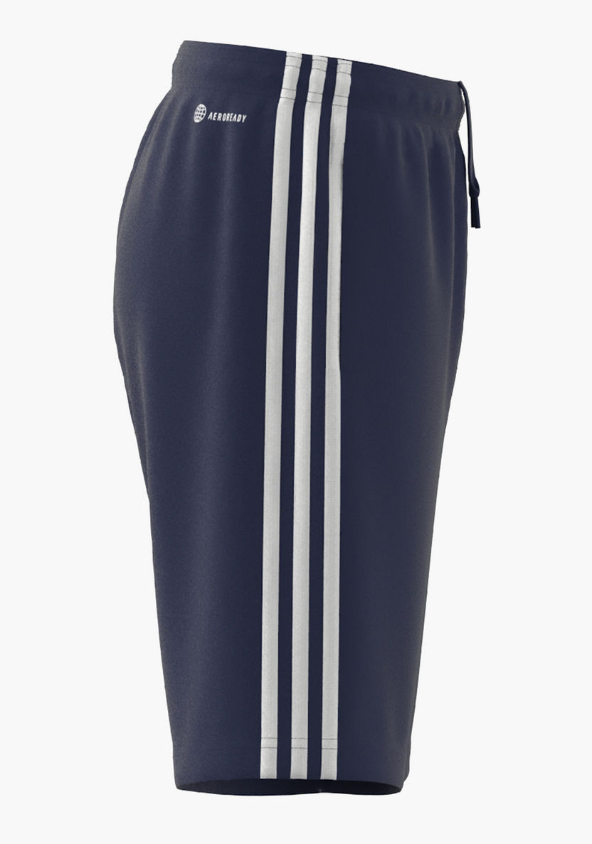 adidas Logo Print Shorts with Drawstring Closure-Bottoms-image-1