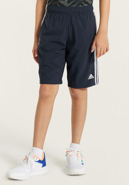 adidas Logo Detail Shorts with Elasticated Waistband-Bottoms-image-1