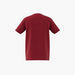 adidas Logo Print Round Neck T-shirt with Short Sleeves-Tops-thumbnail-4
