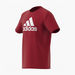 adidas Logo Print Round Neck T-shirt with Short Sleeves-Tops-thumbnail-7