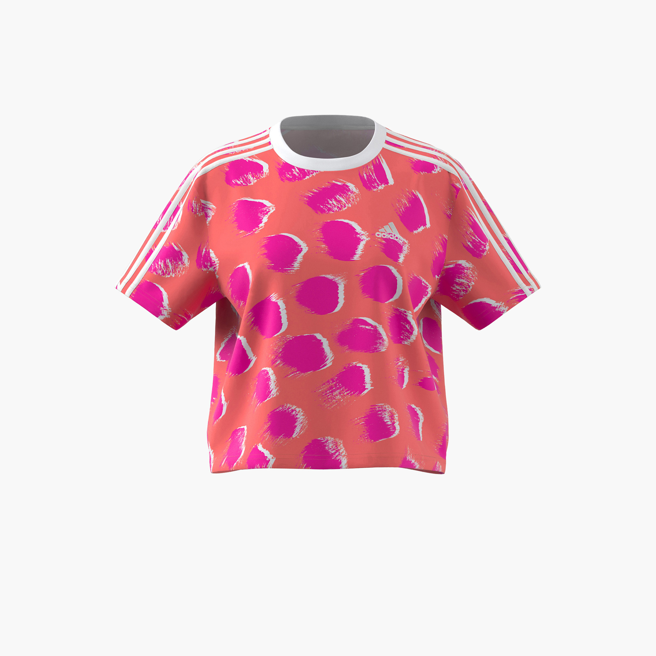  تيشيرت نسائي مطبوع عليه شعار سي ر توب اديداس-sports-women-clothing-tshirtsandvests-image-1