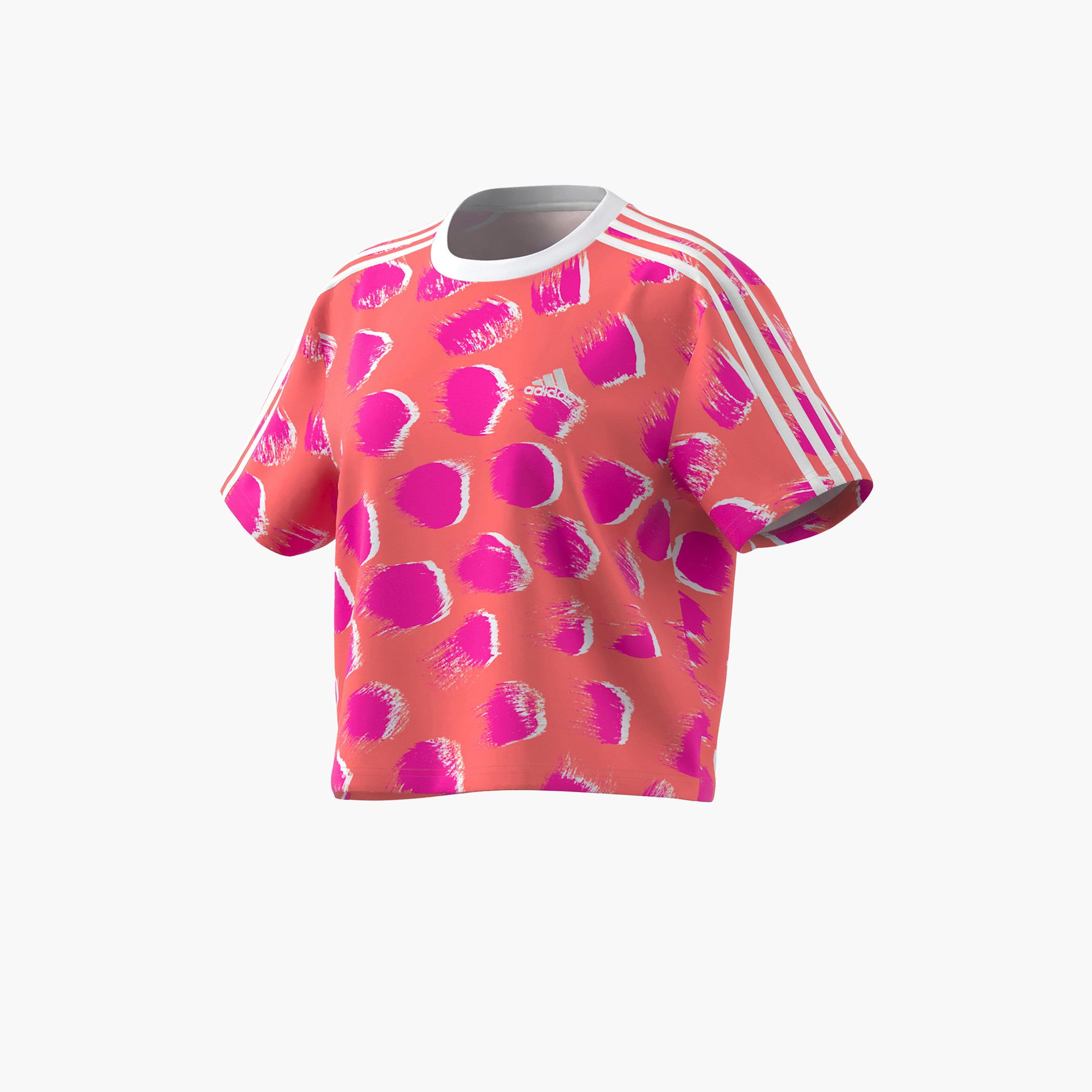  تيشيرت نسائي مطبوع عليه شعار سي ر توب اديداس-sports-women-clothing-tshirtsandvests-image-3