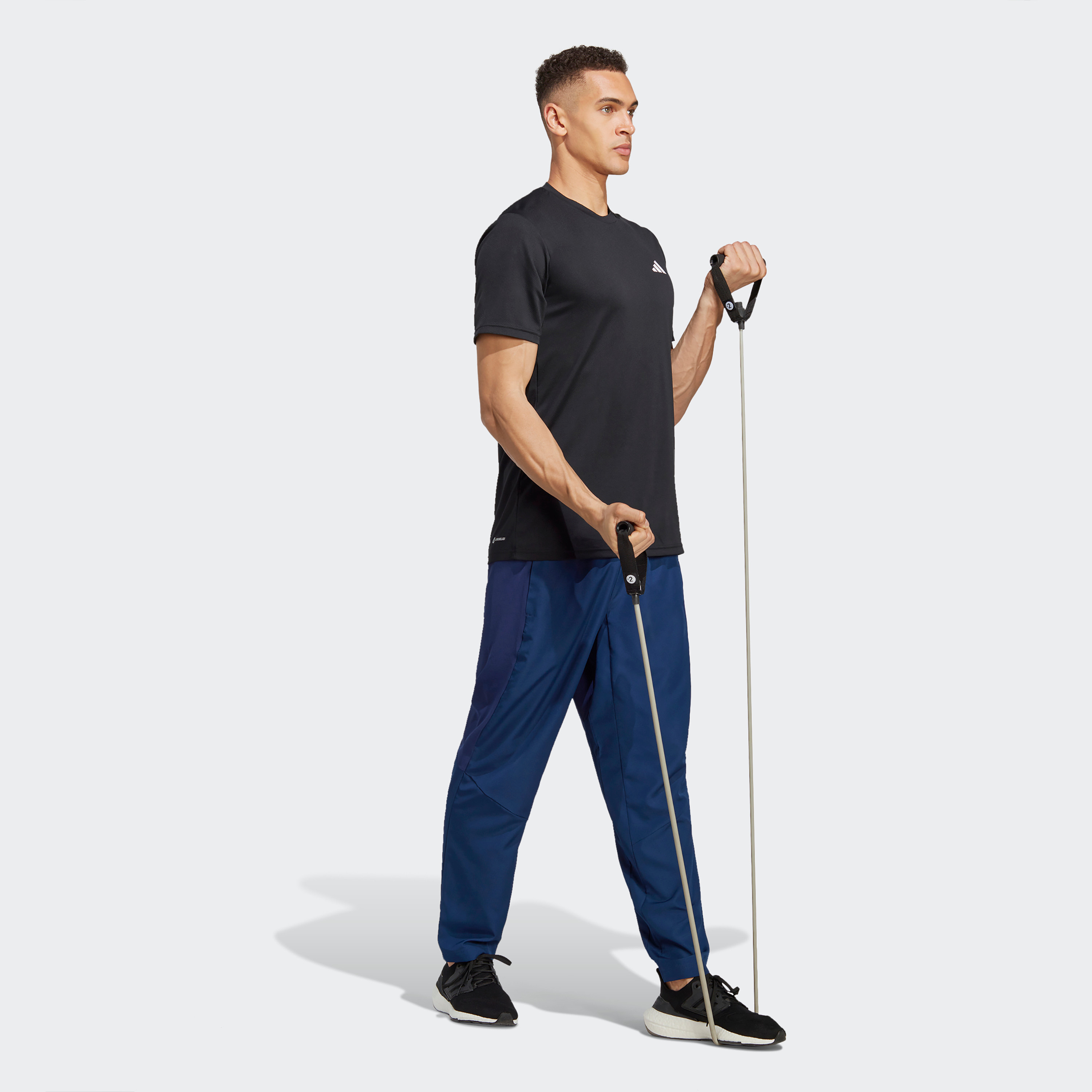  تيشرت اسنشيالز للتدريب بشعار شو للرجال من اديداس-men-clothing-sportswearandactivewear-tshirtsandpolos-image-2