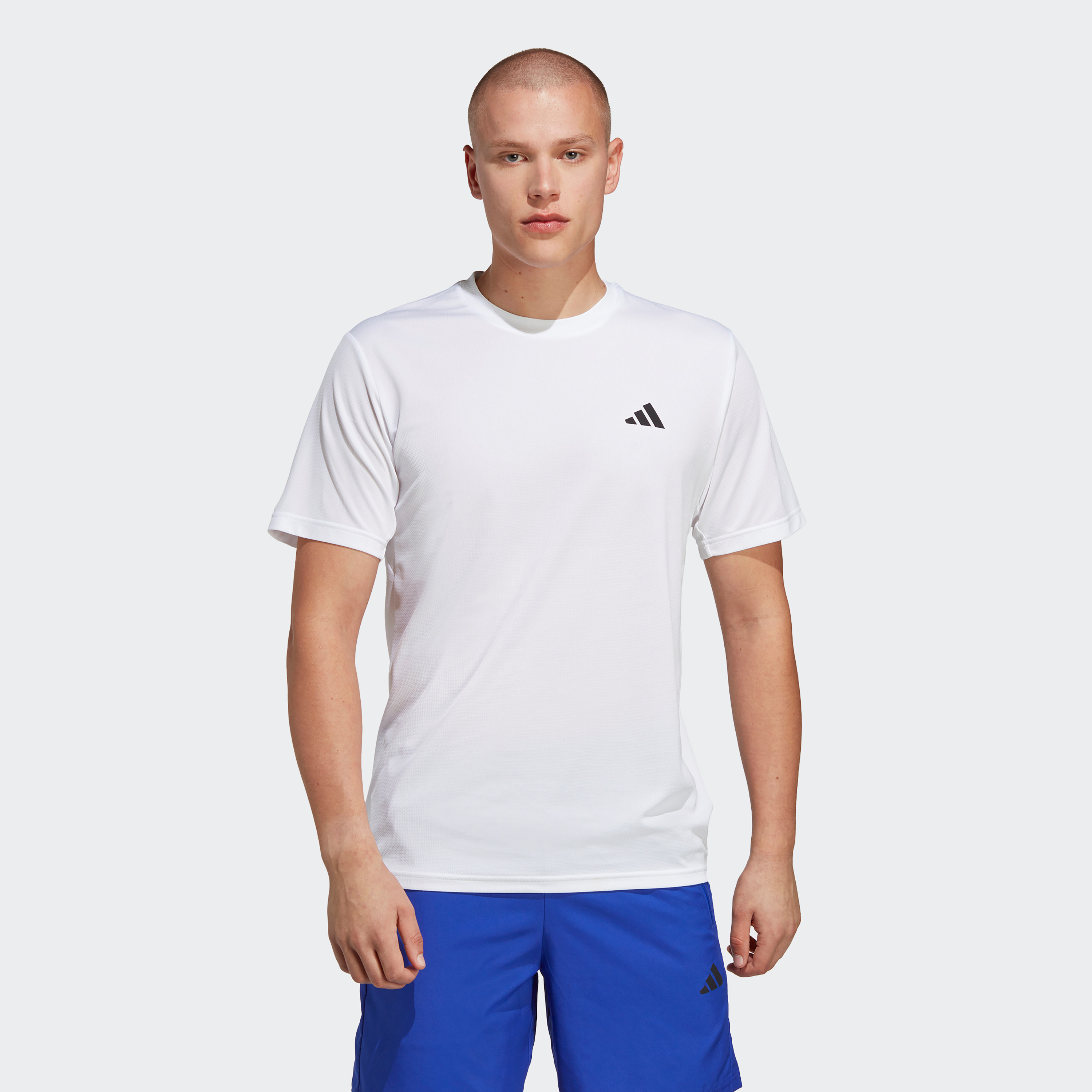  تيشرت اسنشيالز للتدريب بشعار شو للرجال من اديداس-men-clothing-sportswearandactivewear-tshirtsandpolos-image-7
