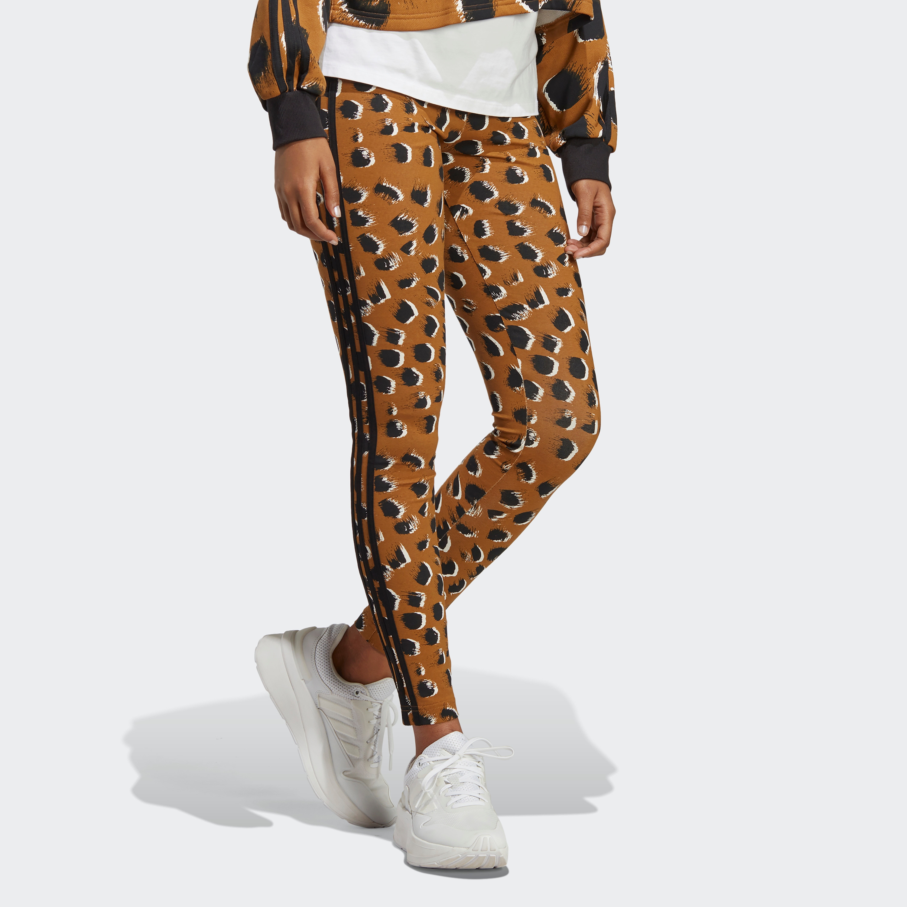  بنطال ضيق للسيدات  للساقين مطبوع بالحيونات من أديداس-women-clothing-bottoms-leggings-image-7