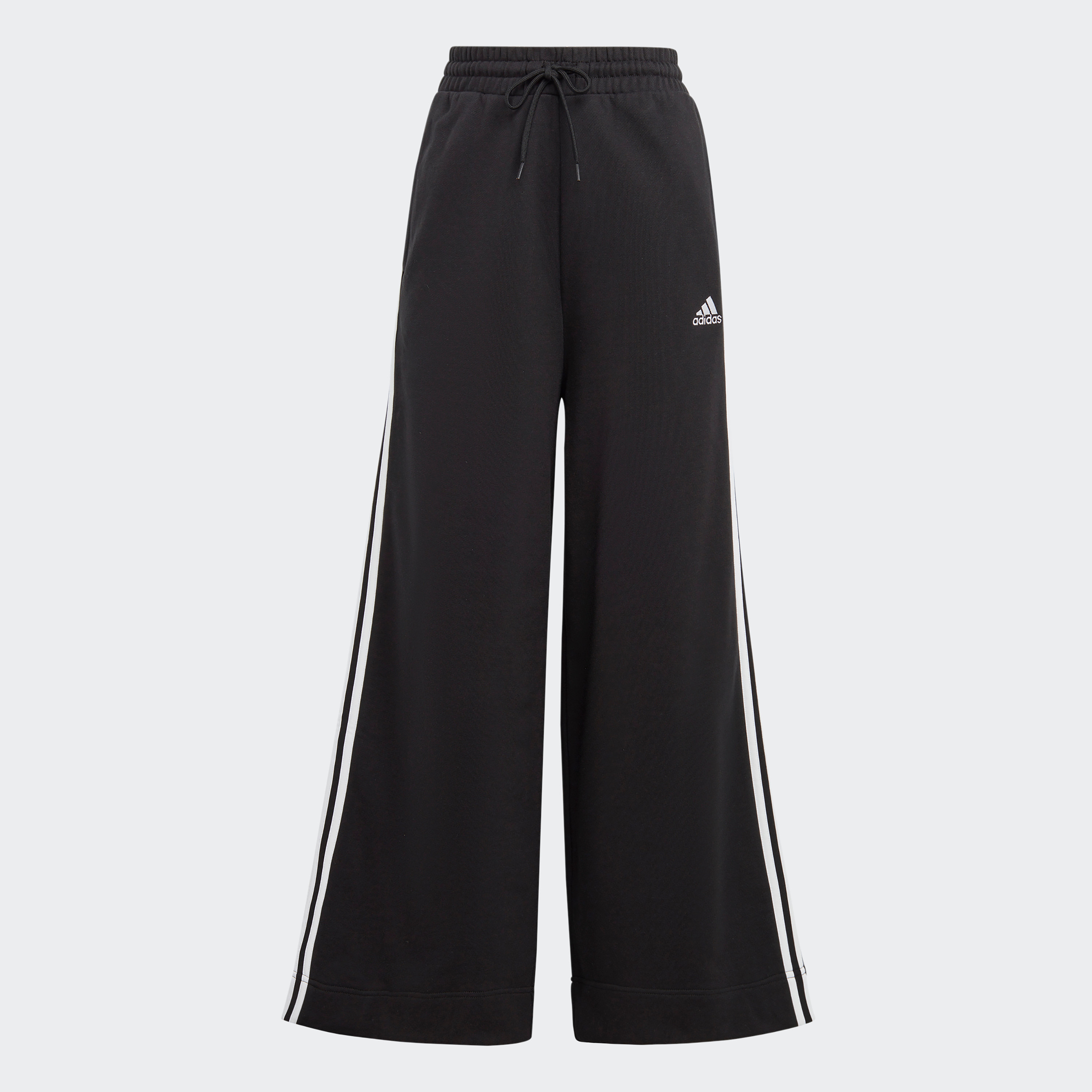 بنطلون وسيع فرينش تيري  بشعار للنساء من اديداس مزين بثلاثة أشرطة-women-clothing-bottoms-joggers-image-6