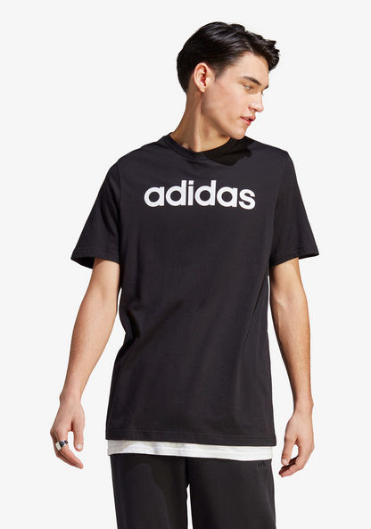 Adidas Men's Linear T-shirt - IC9274-T Shirts & Vests-image-0