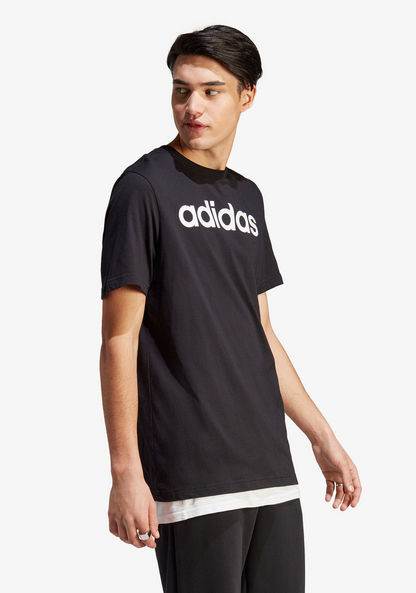 Adidas Men's Linear T-shirt - IC9274-T Shirts & Vests-image-2