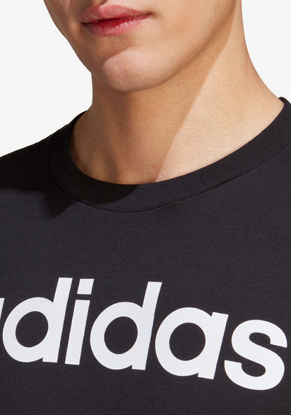 Adidas Men's Linear T-shirt - IC9274-T Shirts & Vests-image-3