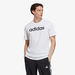 Adidas Logo Print Crew Neck T-shirt with Short Sleeves-T Shirts & Vests-thumbnail-0