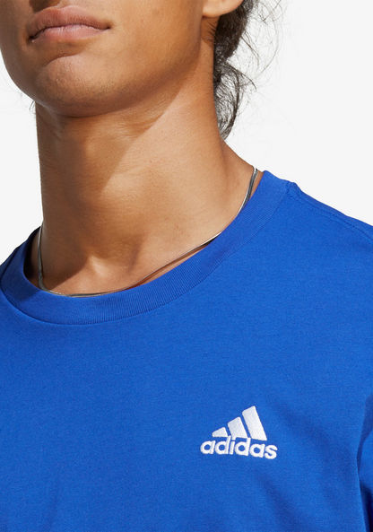 Adidas Men's Single Jersey Logo T-shirt - IC9284-T Shirts and Vests-image-3