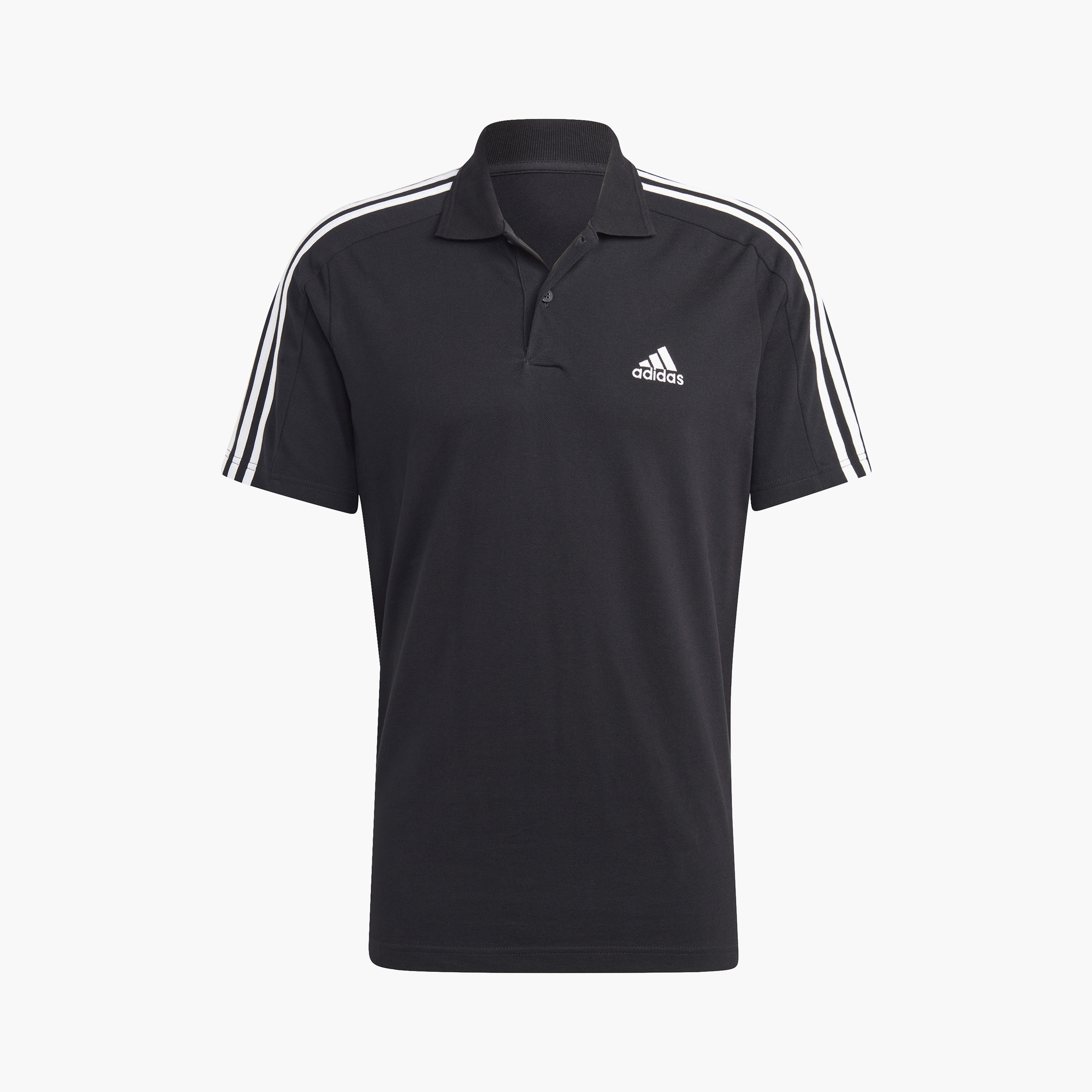 تيشيرت بولو إيسنشيالز بيكيه المطرز بشعار صغير وثلاثة خطوط من أديداس للرجال | OE-men-clothing-sportswearandactivewear-tshirtsandpolos-image-7